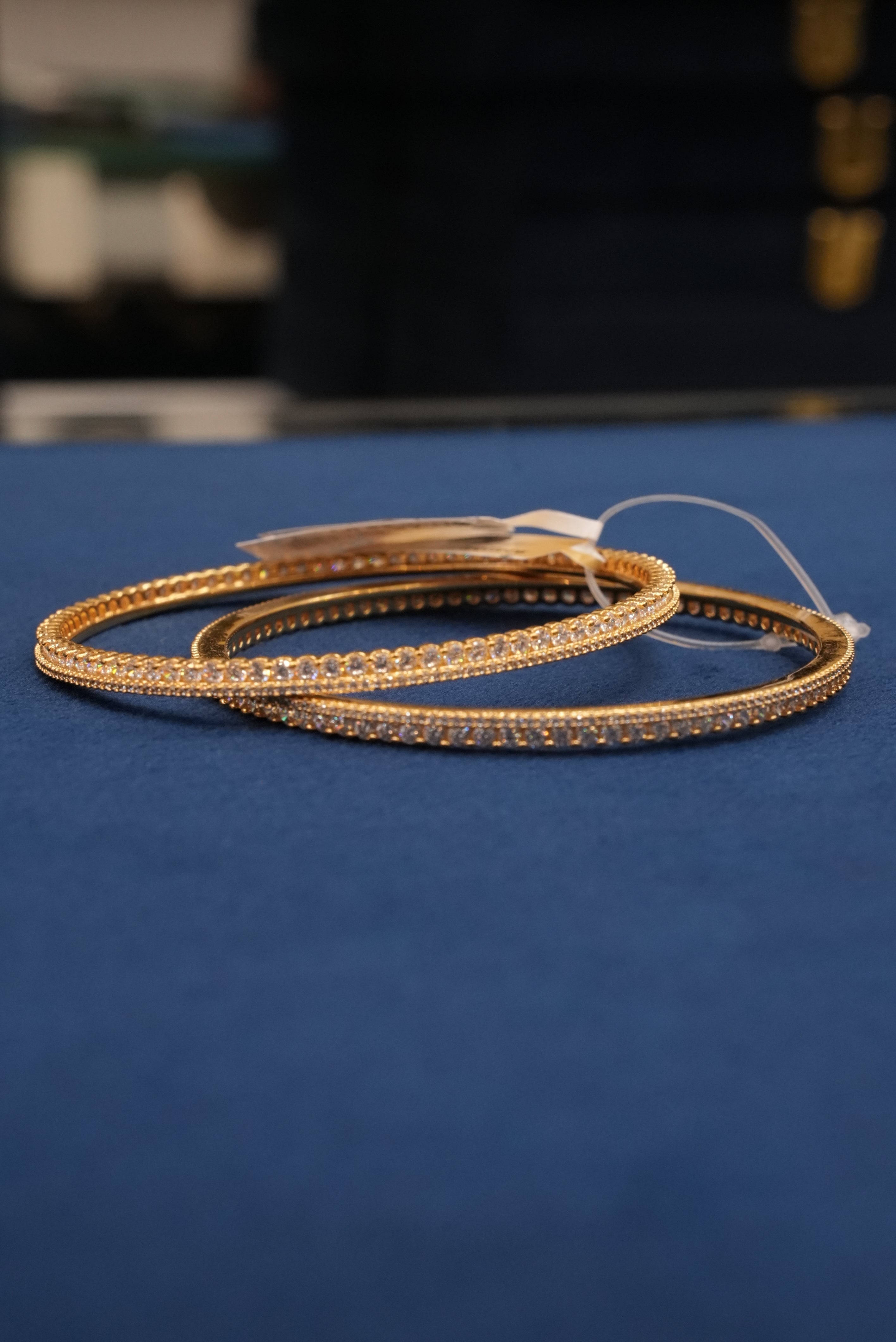 Samarpan Anand, Bangles & Kadas, Gold Patra demi-fine jewellery, Size 2.6, SKU BK_L_115 image 2