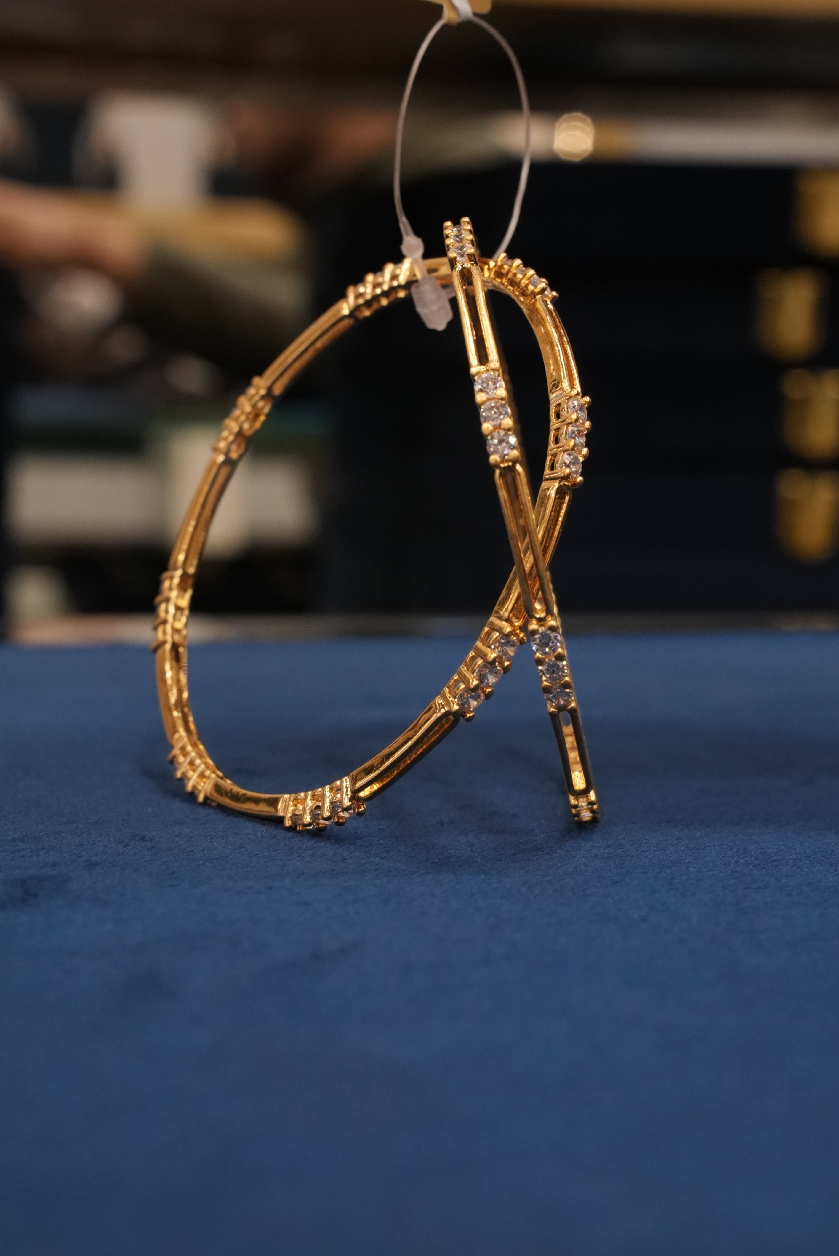Sambandh Mukut, Bangles & Kadas, Gold Patra demi-fine jewellery, Size 2.8, SKU BK_L_116 image 0