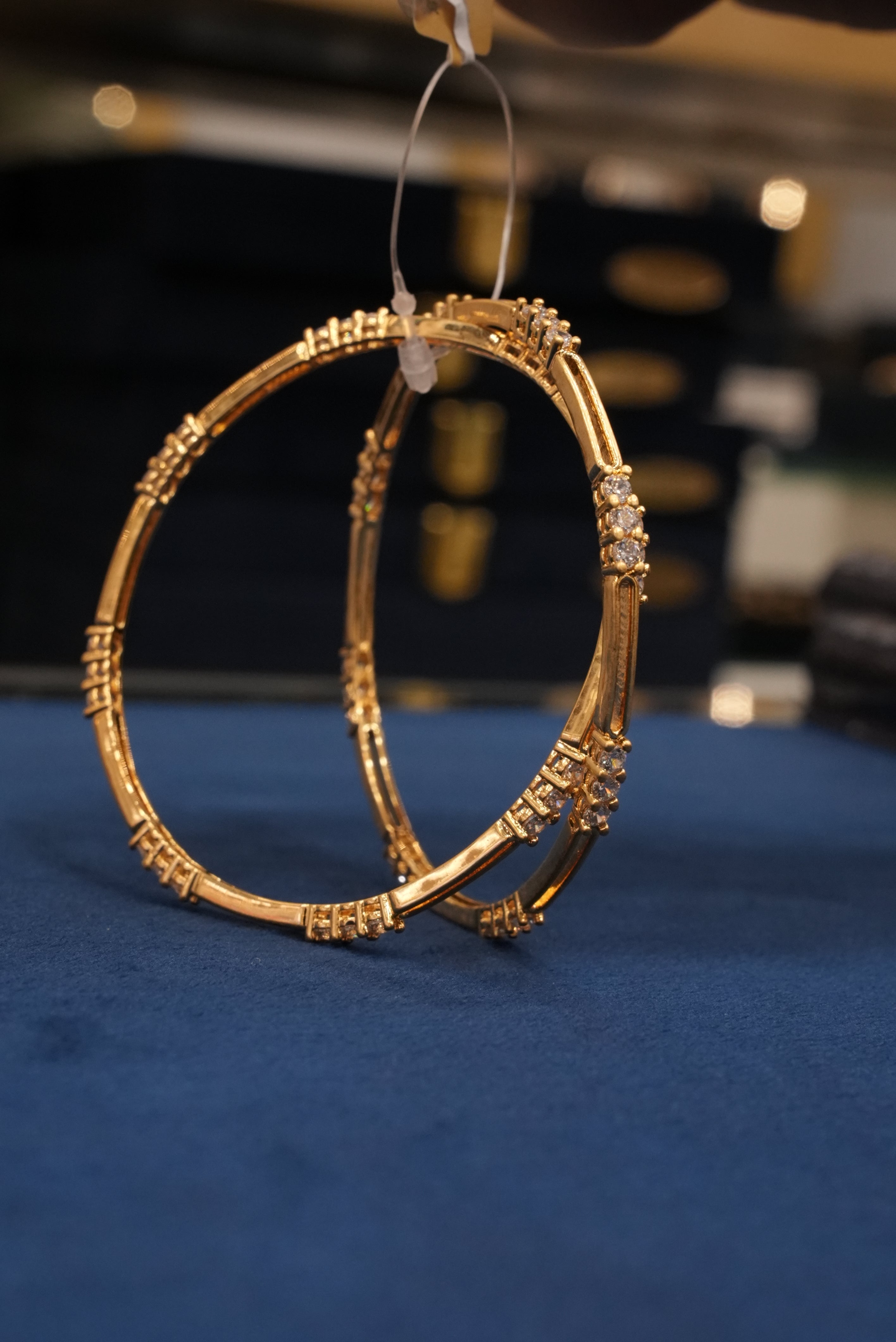 Sambandh Mukut, Bangles & Kadas, Gold Patra demi-fine jewellery, Size 2.8, SKU BK_L_116 image 1