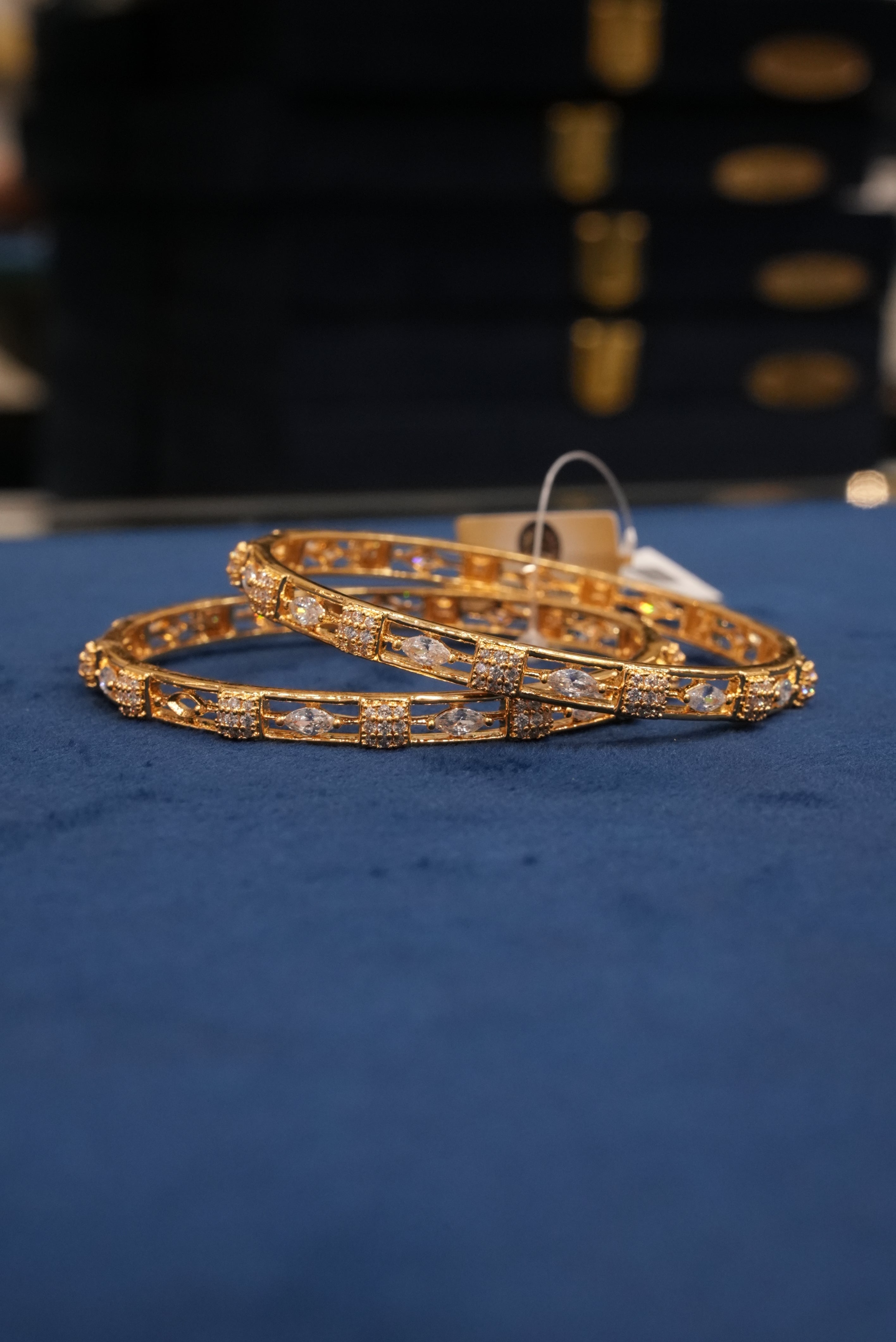 Sampurna Jheel, Bangles & Kadas, Gold Patra demi-fine jewellery, Size 2.6, SKU BK_L_117 image 2
