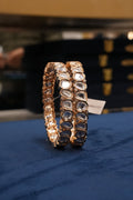 Shubhkarya Rit, Bangles & Kadas, Gold Patra demi-fine jewellery, Size 2.6, SKU BK_L_85 image 0