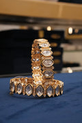 Pratishtha Tez, Bangles & Kadas, Gold Patra demi-fine jewellery, Size 2.6, SKU BK_L_86 image 0