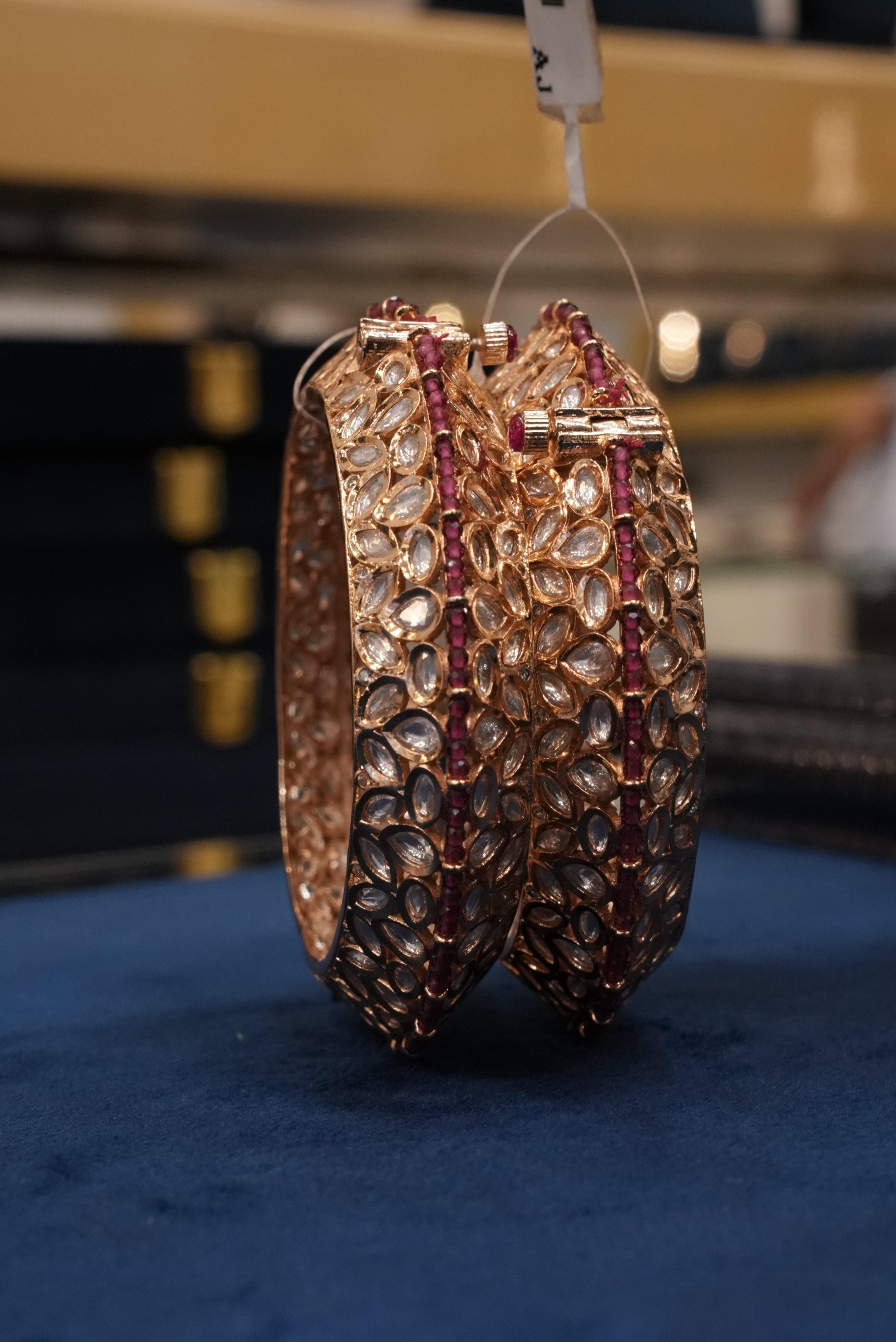 Saubhagya Neer, Bangles & Kadas, Gold Patra demi-fine jewellery, Size 2.8, SKU BK_L_87 image 0