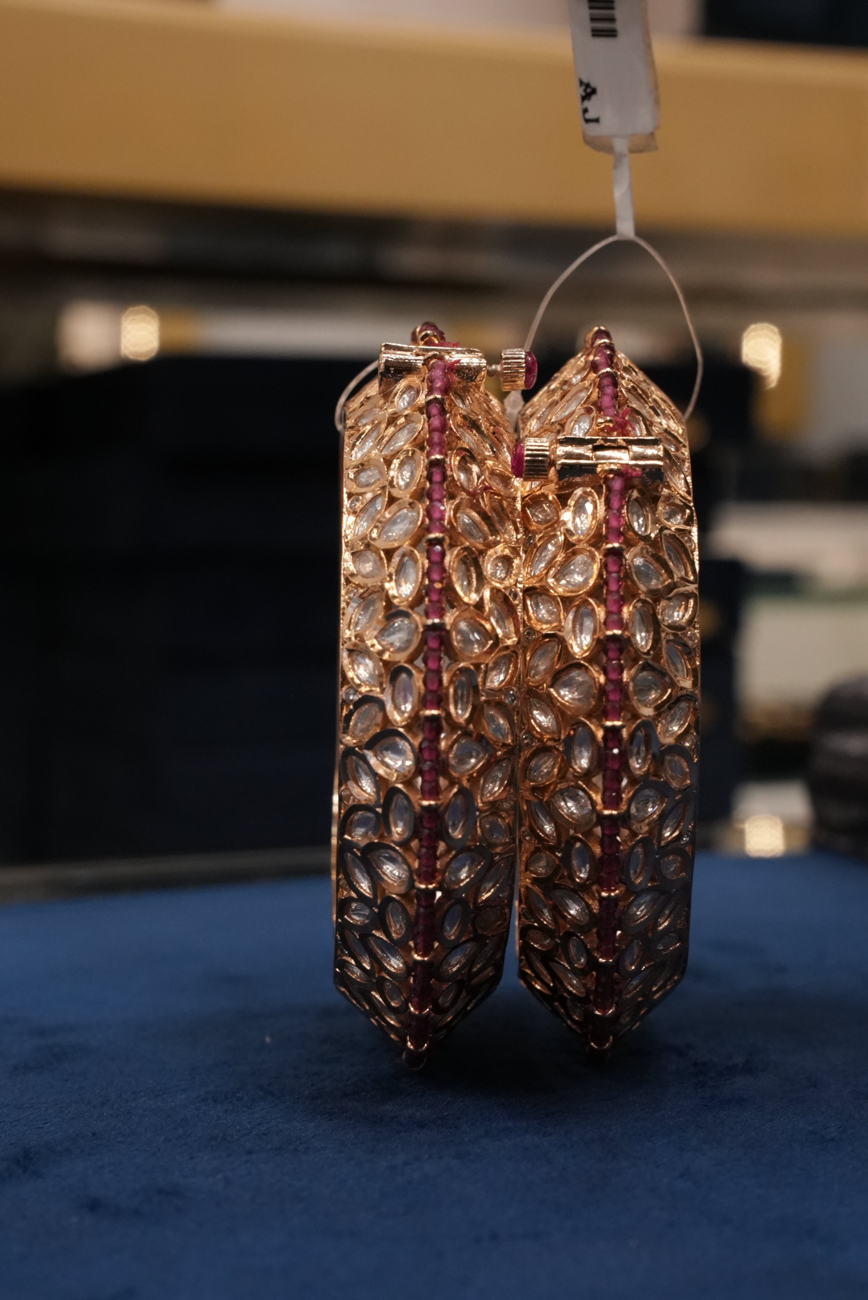 Saubhagya Neer, Bangles & Kadas, Gold Patra demi-fine jewellery, Size 2.8, SKU BK_L_87 image 1
