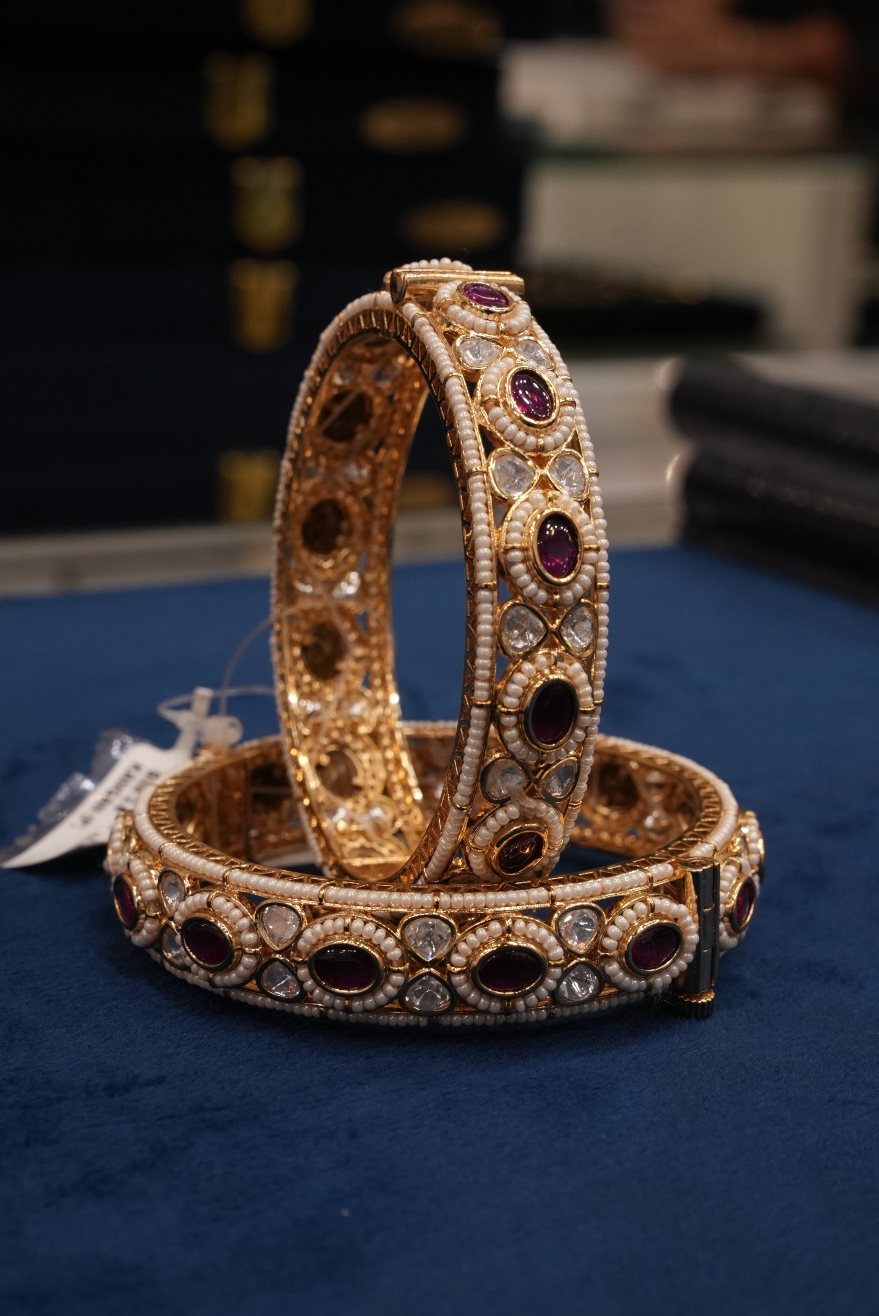 Mangalyam Raag, Bangles & Kadas, Gold Patra demi-fine jewellery, Size 2.8, SKU BK_L_89 image 1