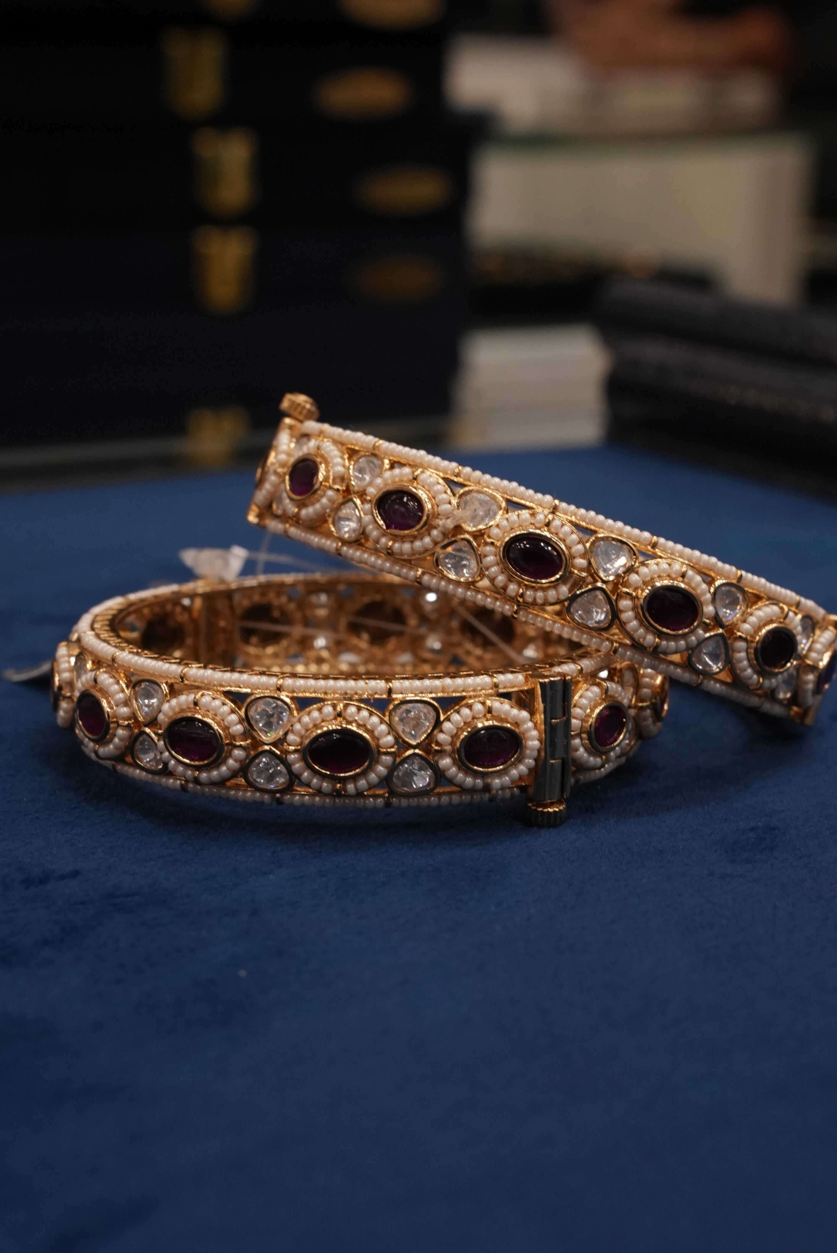 Mangalyam Raag, Bangles & Kadas, Gold Patra demi-fine jewellery, Size 2.8, SKU BK_L_89 image 2