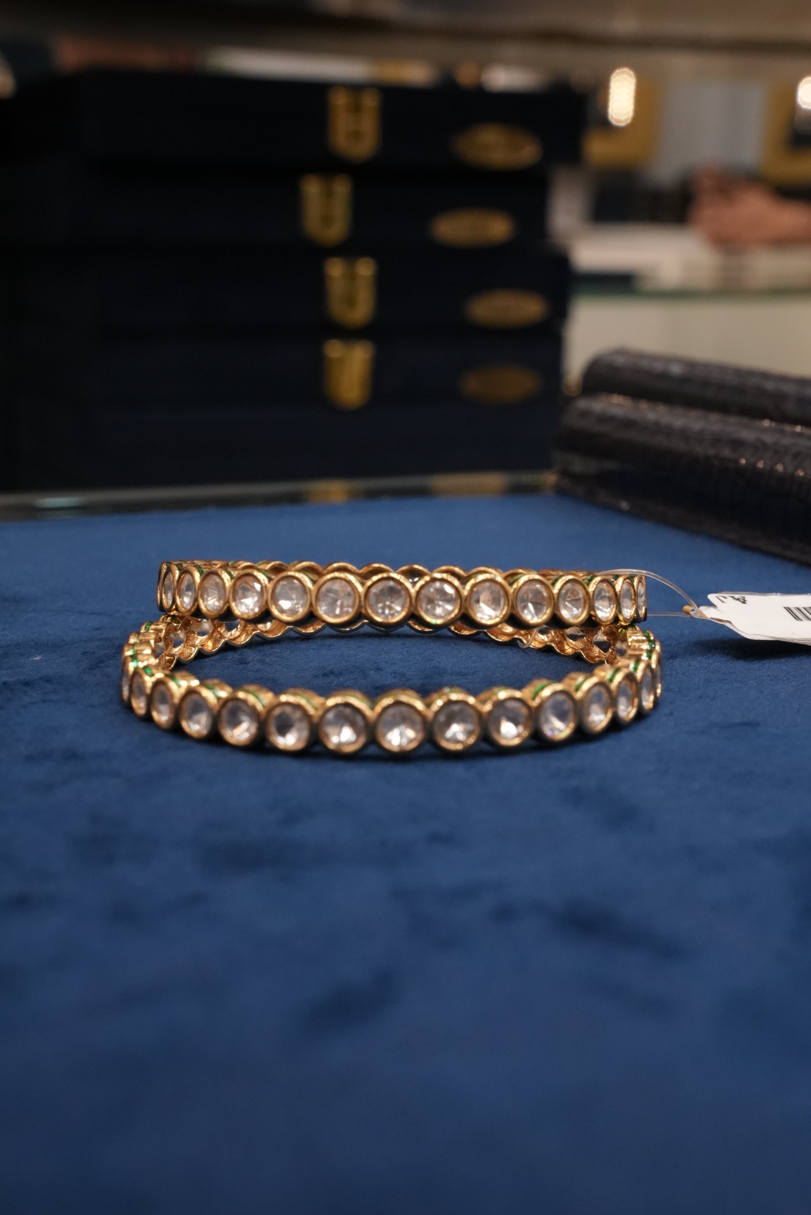 Swayamvar Rang, Bangles & Kadas, Gold Patra demi-fine jewellery, Size 2.6, SKU BK_L_90 image 2