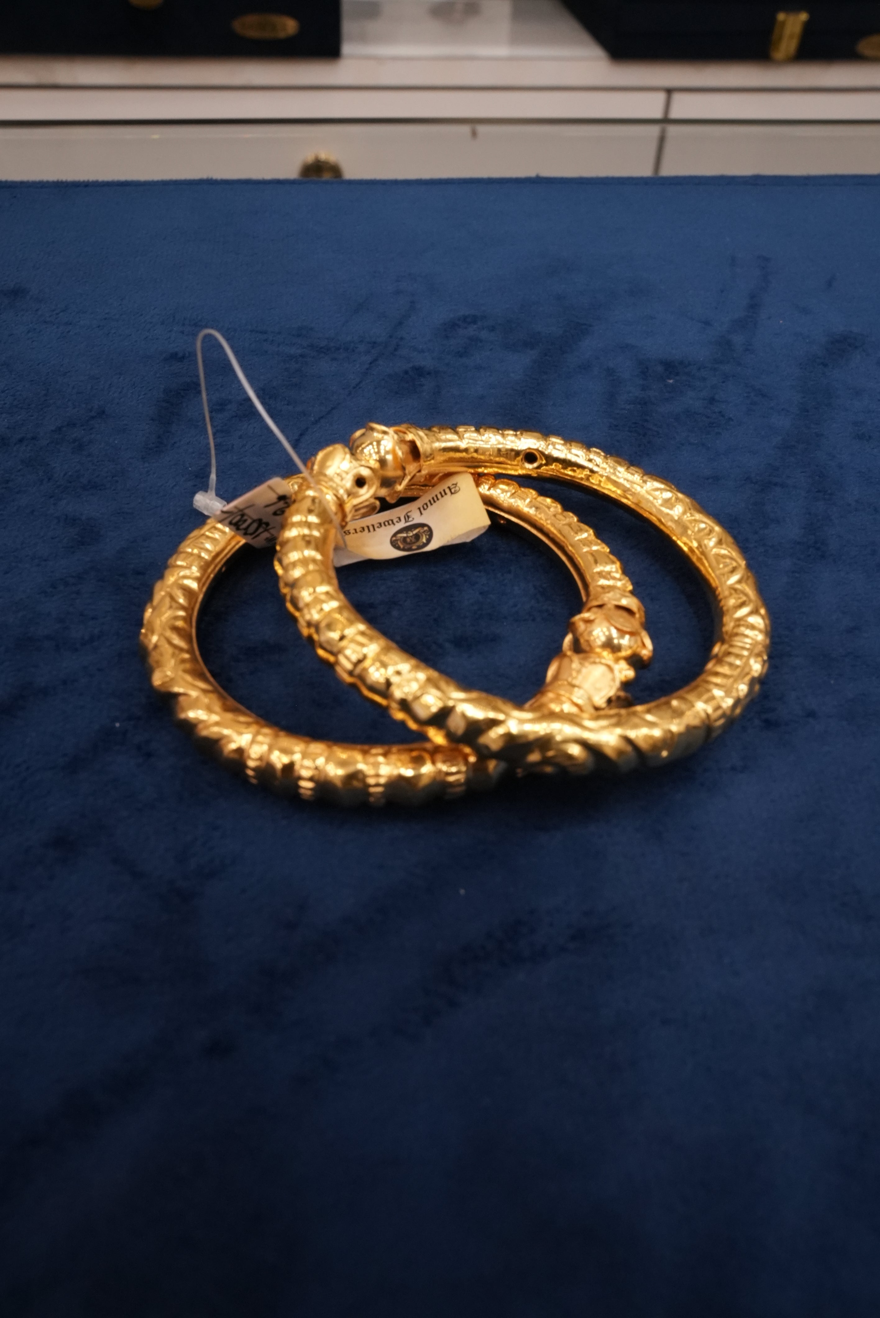 Saptapadi Prem, Bangles & Kadas, Gold Patra demi-fine jewellery, Size 2.6, SKU BK_L_91 image 0