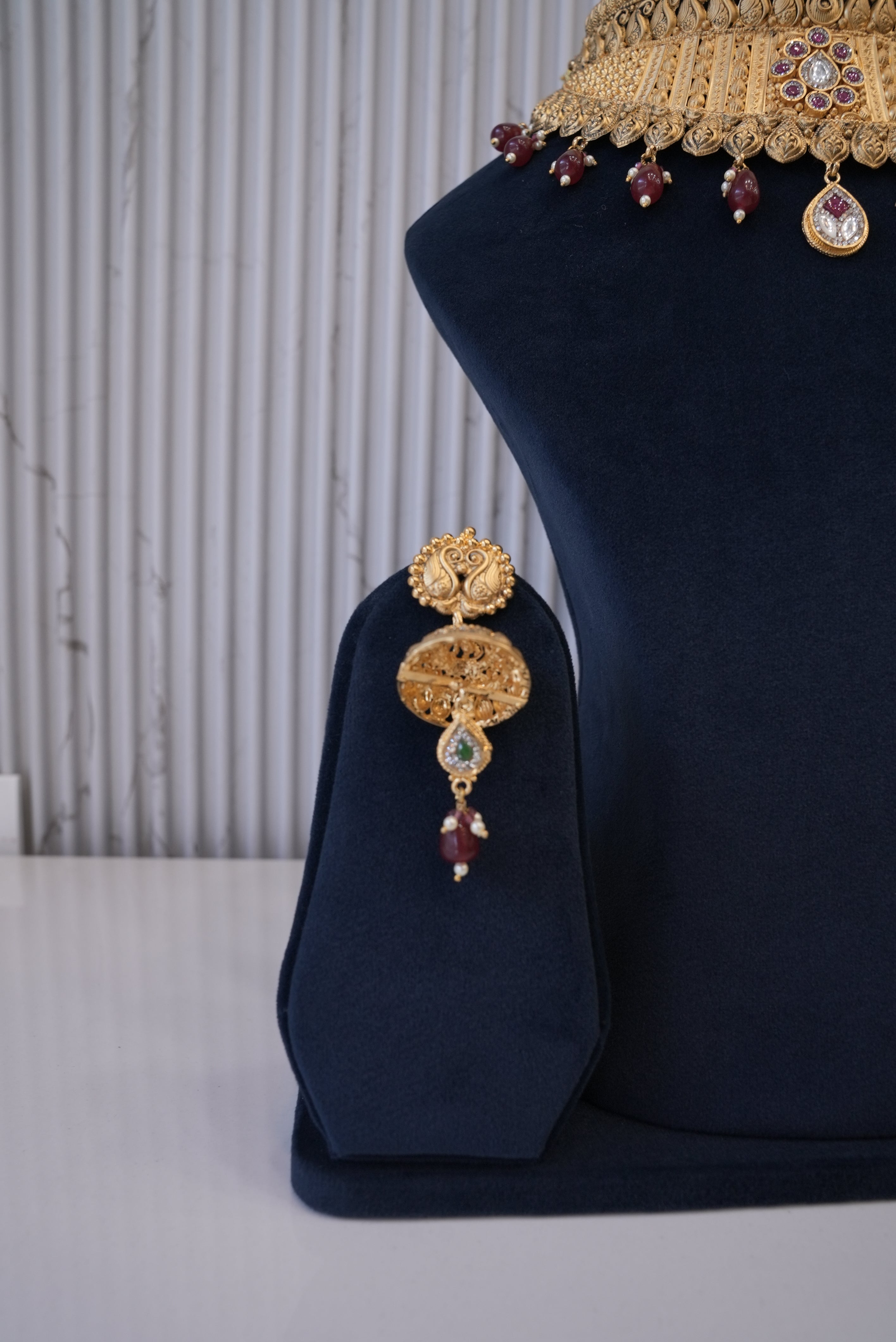 Velvet Aura, Necklace, Gold Patra demi-fine jewellery, SKU N_CH_1 image 1