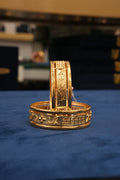 Kesar Crown, Bangles & Kadas, Gold Patra demi-fine jewellery, Size 2.4, SKU BK_L_17 image 0