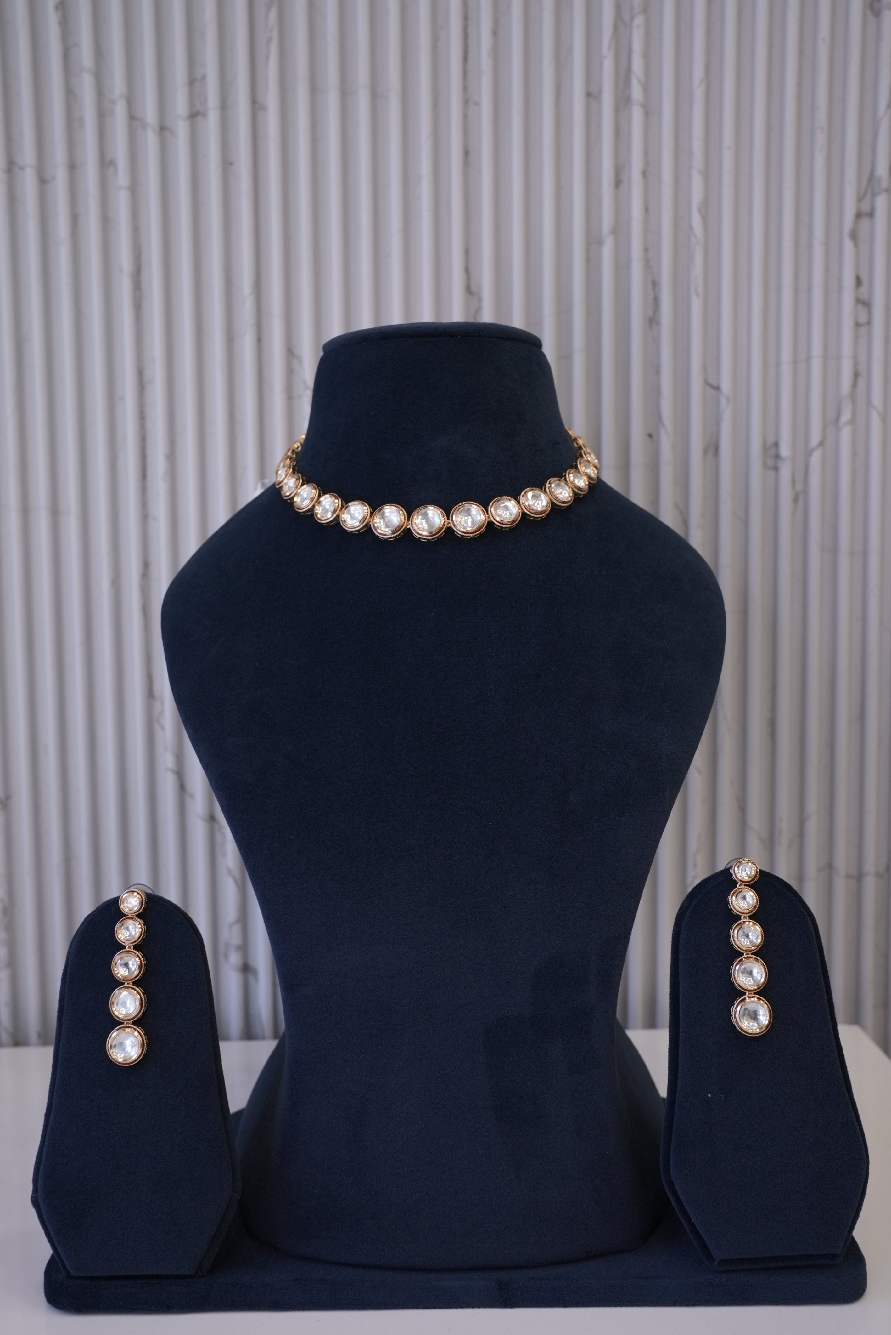 Noor Mahal, Necklace, Gold Patra demi-fine jewellery, SKU N_KS_4 image 0