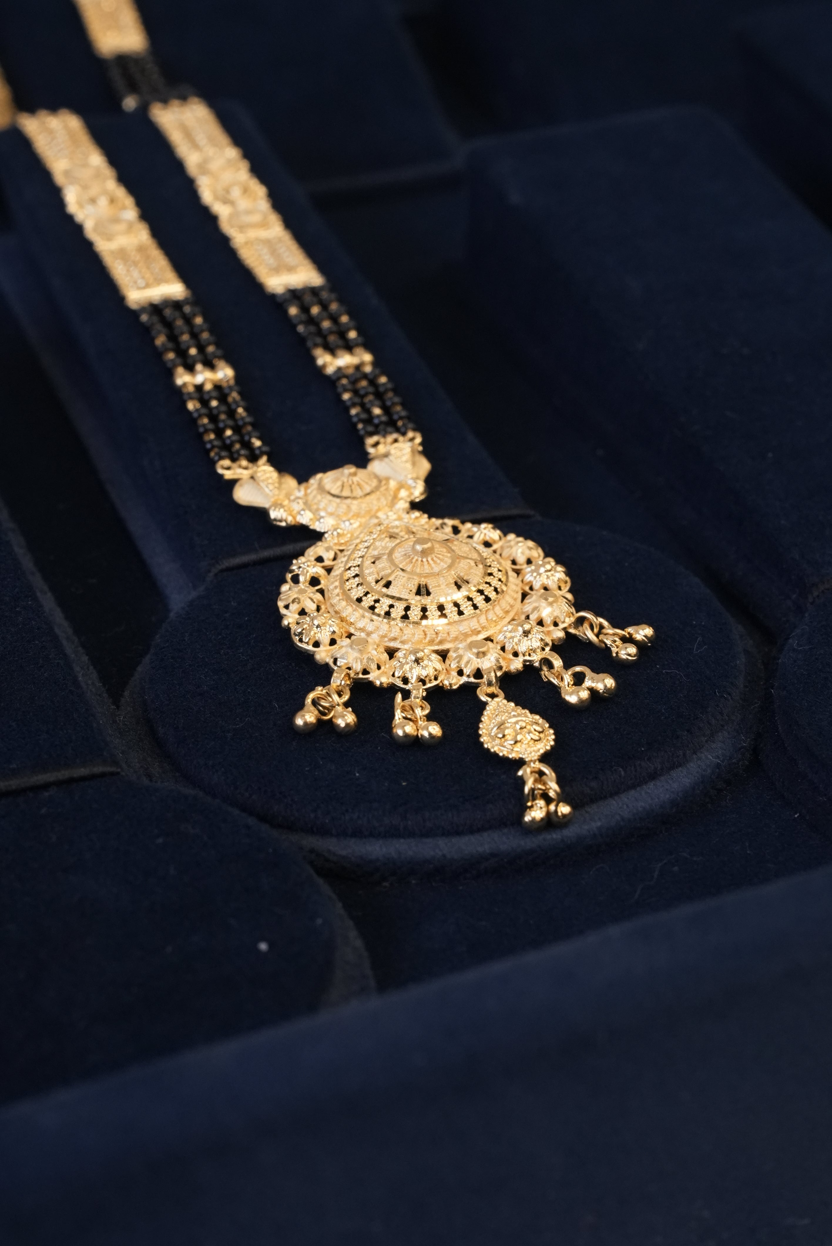 SwarnaRiti, Mangalsutra, Gold Patra demi-fine jewellery, SKU M_HT_3 image 0