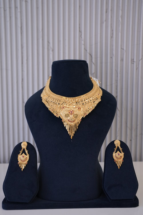Auric Grace, Necklace, Gold Patra demi-fine jewellery, SKU N_GS_7 image 0