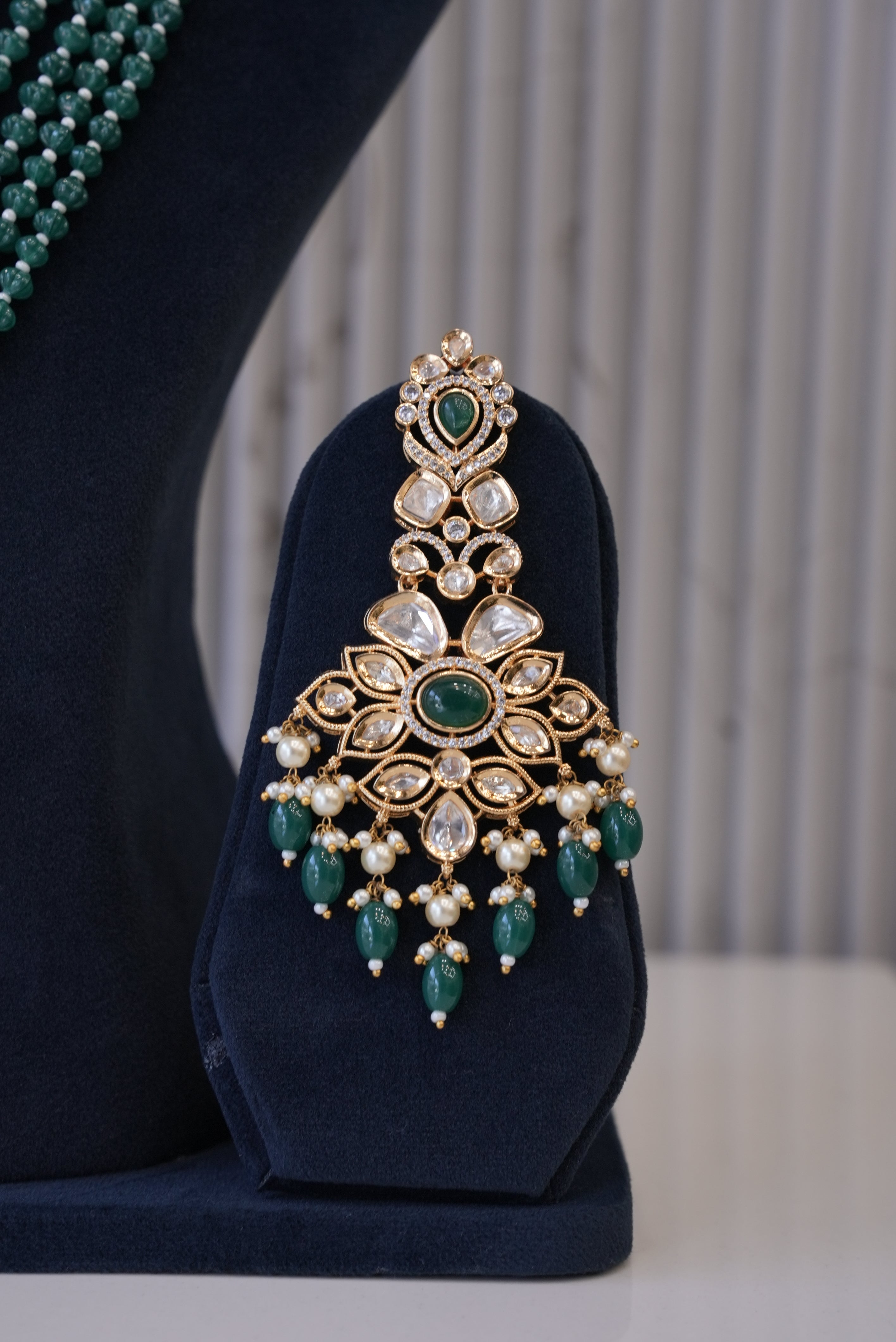 Saat Phera, Necklace, Gold Patra demi-fine jewellery, SKU N_BS_4 image 3