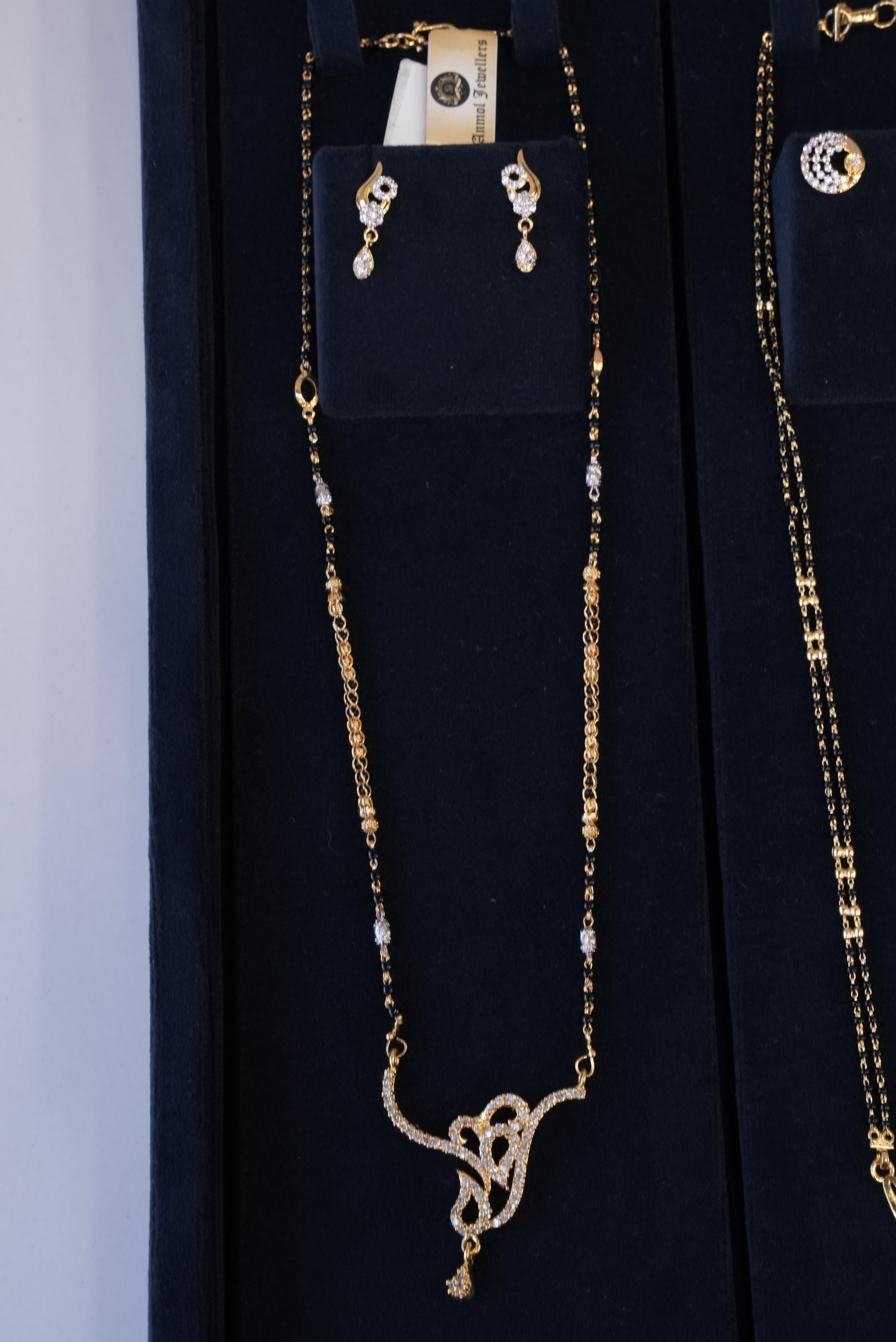 Aarohi, Mangalsutra, Gold Patra demi-fine jewellery, SKU M_SD_1 image 0