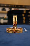 Samrajni, Bangles & Kadas, Gold Patra demi-fine jewellery, Size 2.4, SKU BK_L_11 image 0