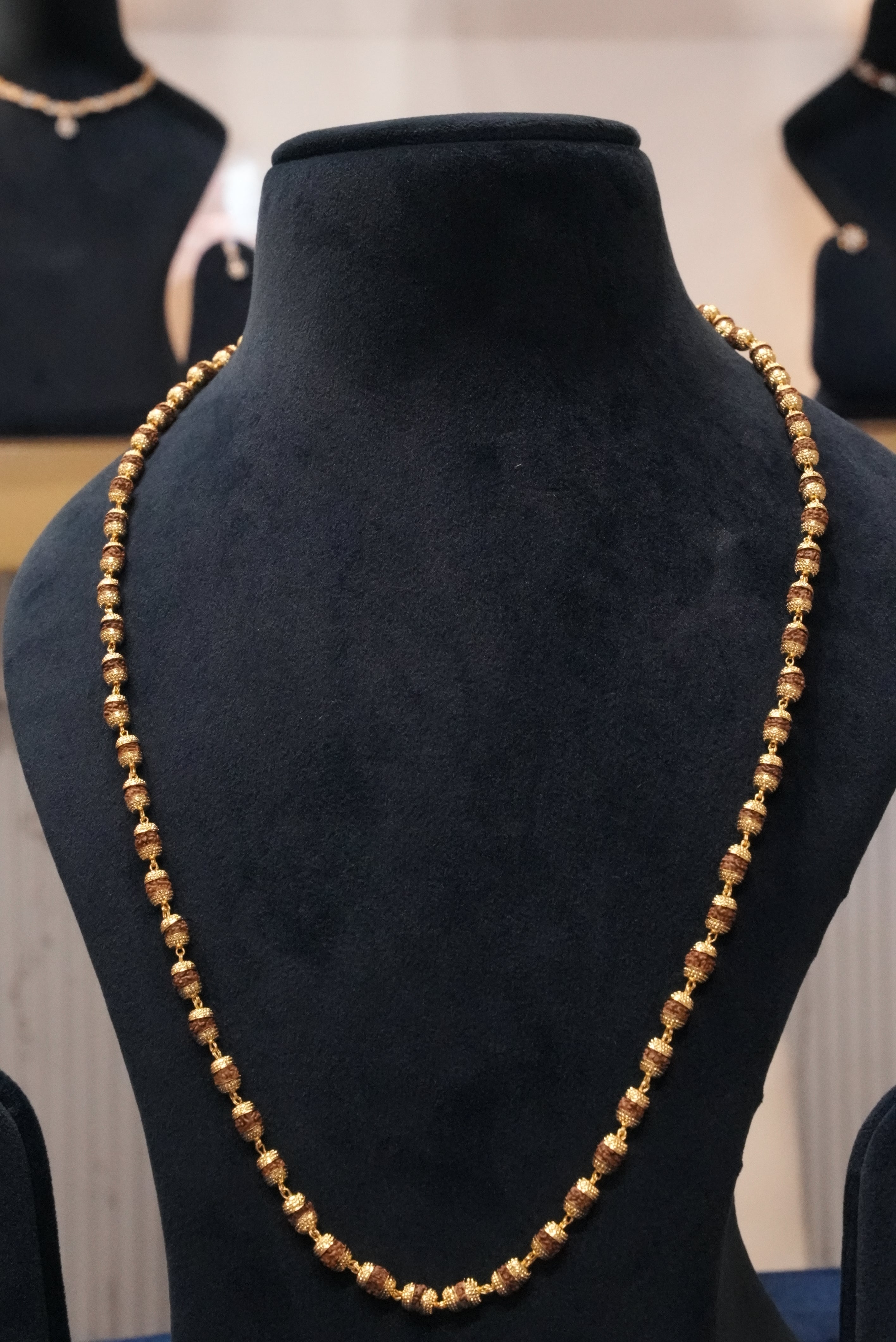 Vintage Twist, Chains, Gold Patra demi-fine jewellery, Size 26 inches, SKU CH_G_17 image 0