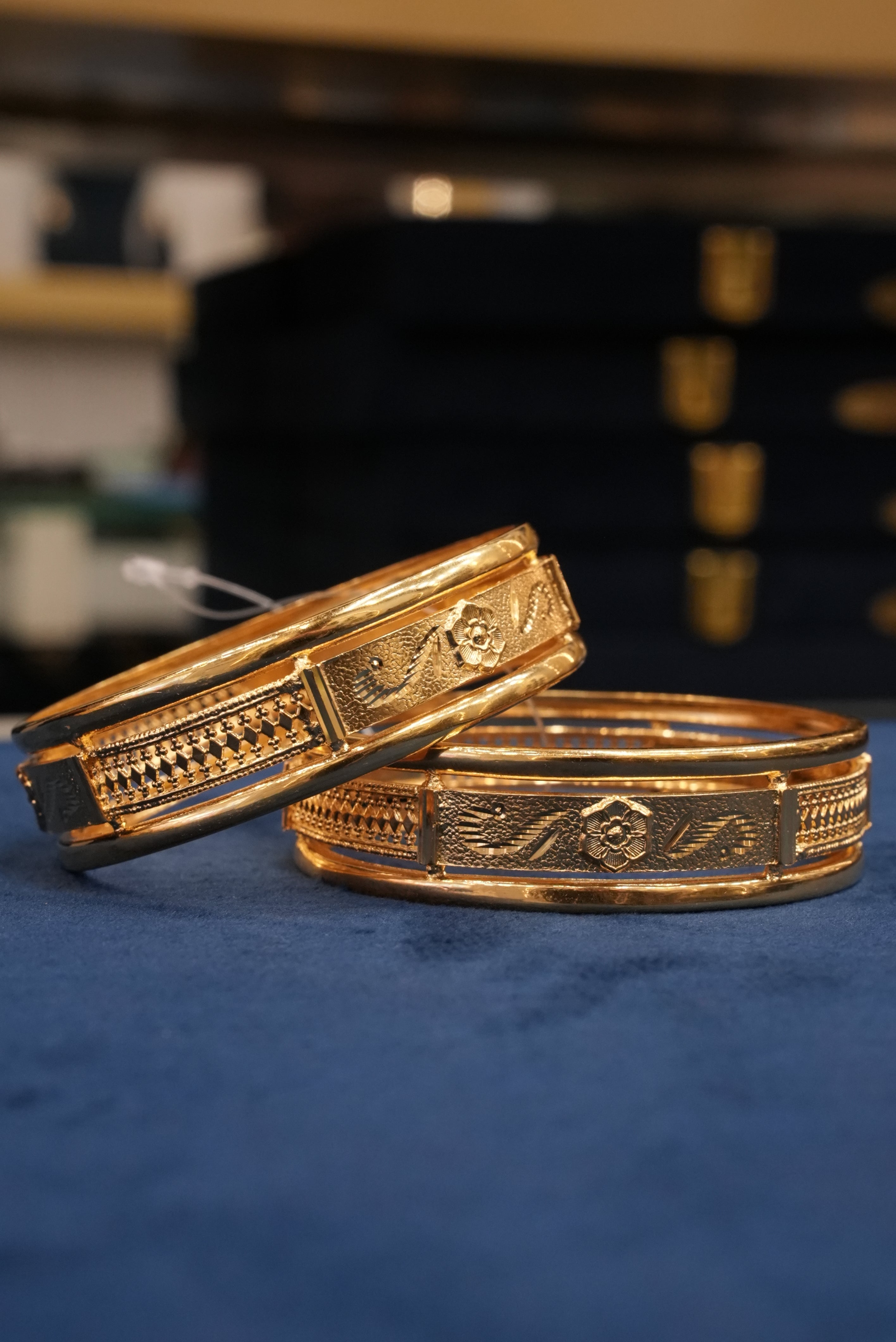 Vaidehi, Bangles & Kadas, Gold Patra demi-fine jewellery, Size 2.8, SKU BK_L_48 image 1