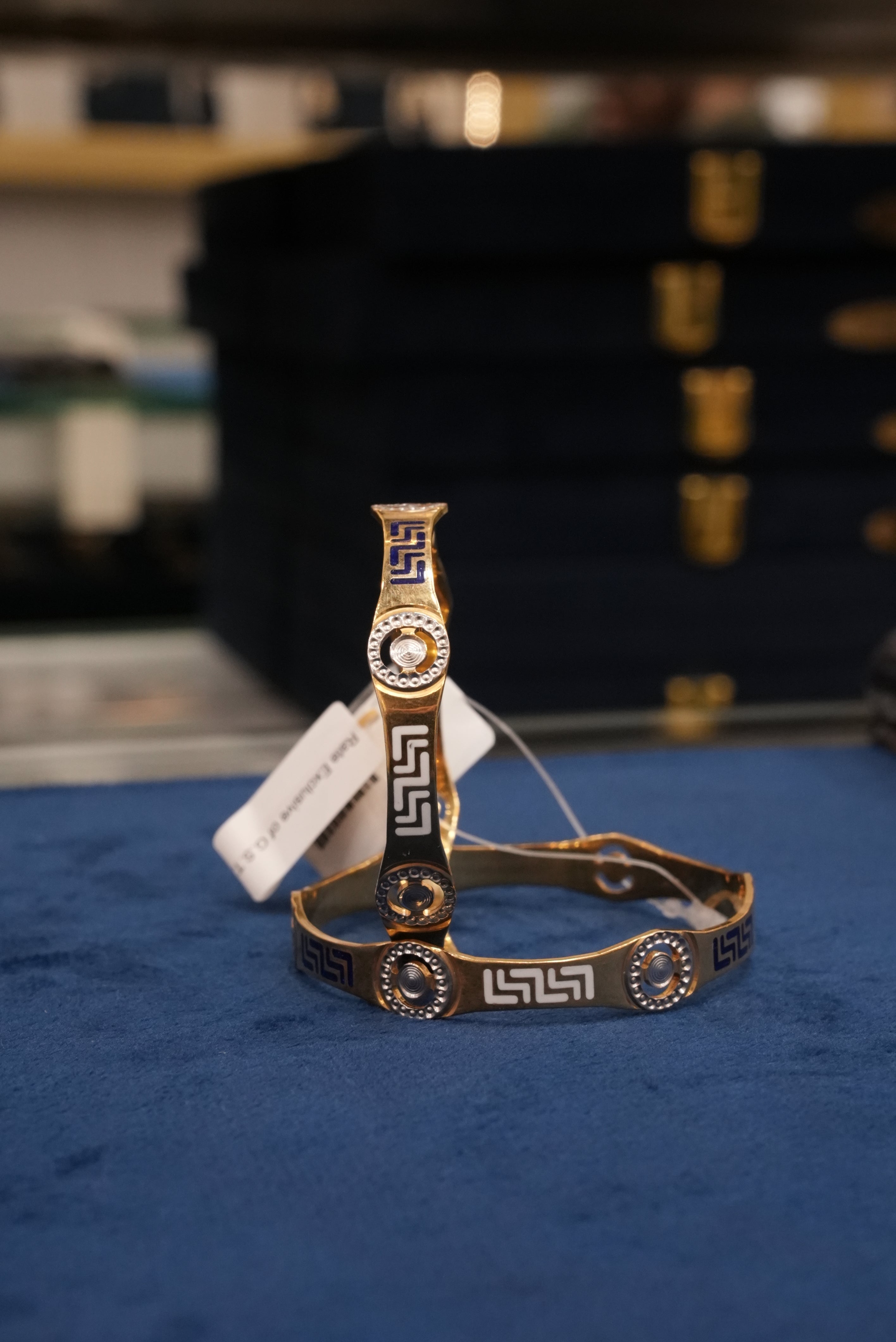 Poised Lumina, Bangles & Kadas, Gold Patra demi-fine jewellery, Size 2.4, SKU BK_L_84 image 2