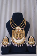 Maharani, Necklace, Gold Patra demi-fine jewellery, SKU N_BS_2 image 0