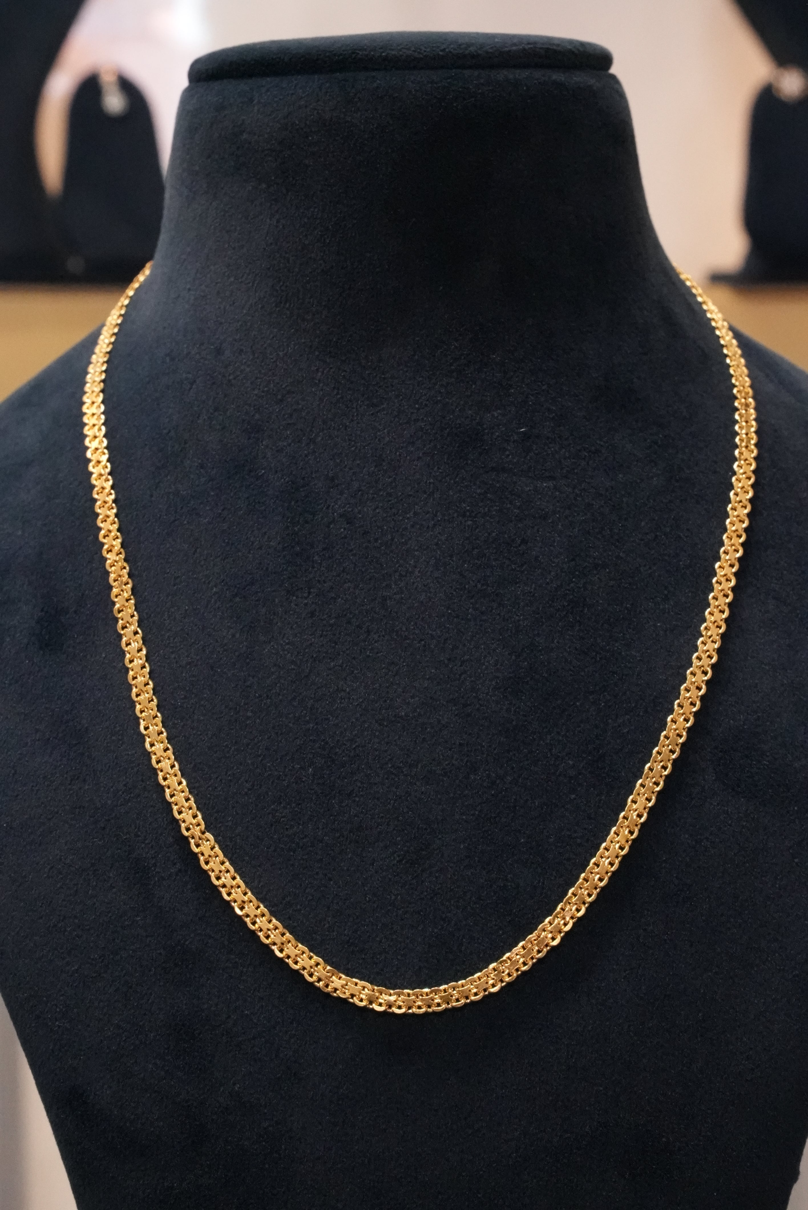 Glam Fusion, Chains, Gold Patra demi-fine jewellery, Size 20 inches, SKU CH_L_15 image 0