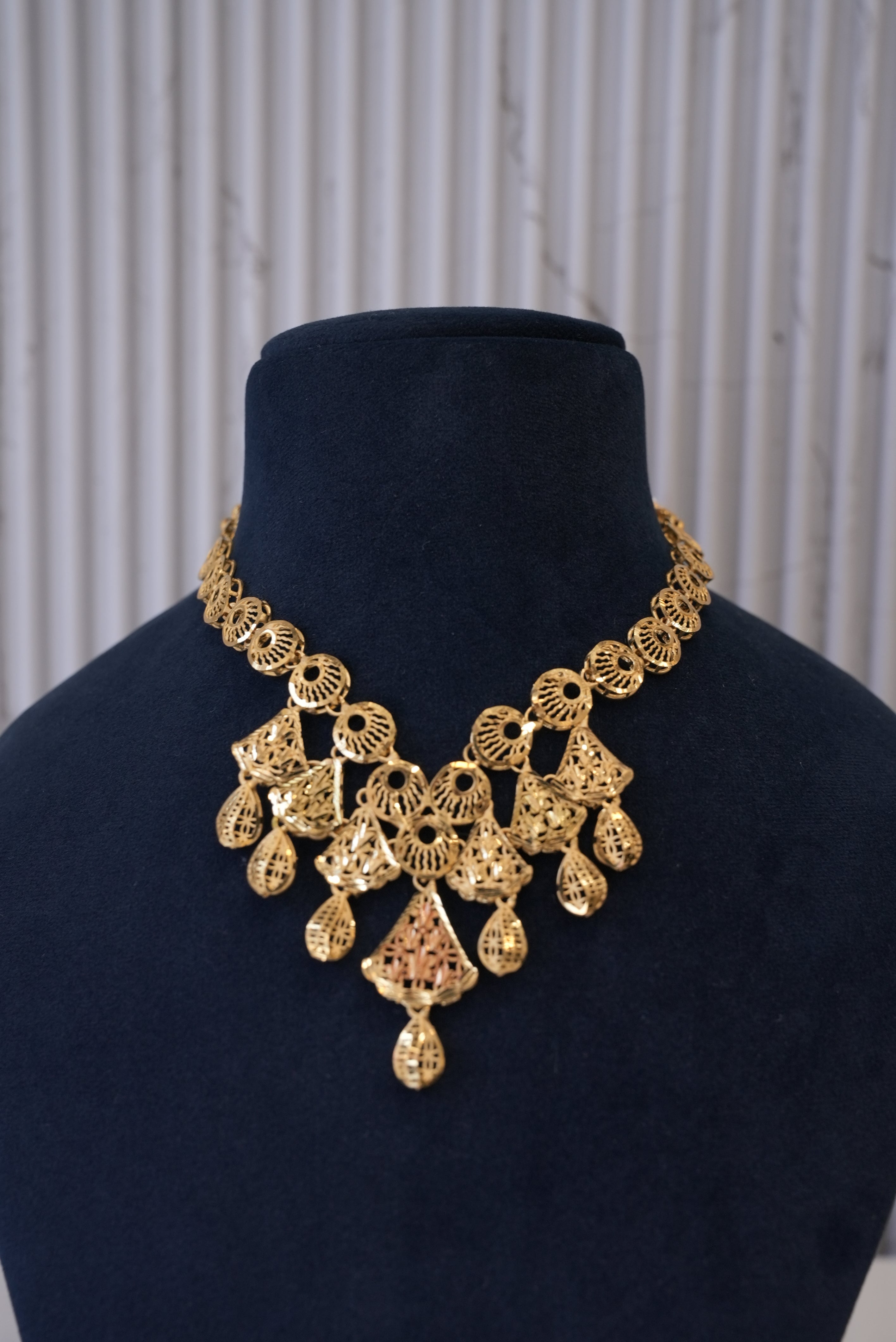 Mystic Mirage, Necklace, Gold Patra demi-fine jewellery, SKU N_TK_3 image 1