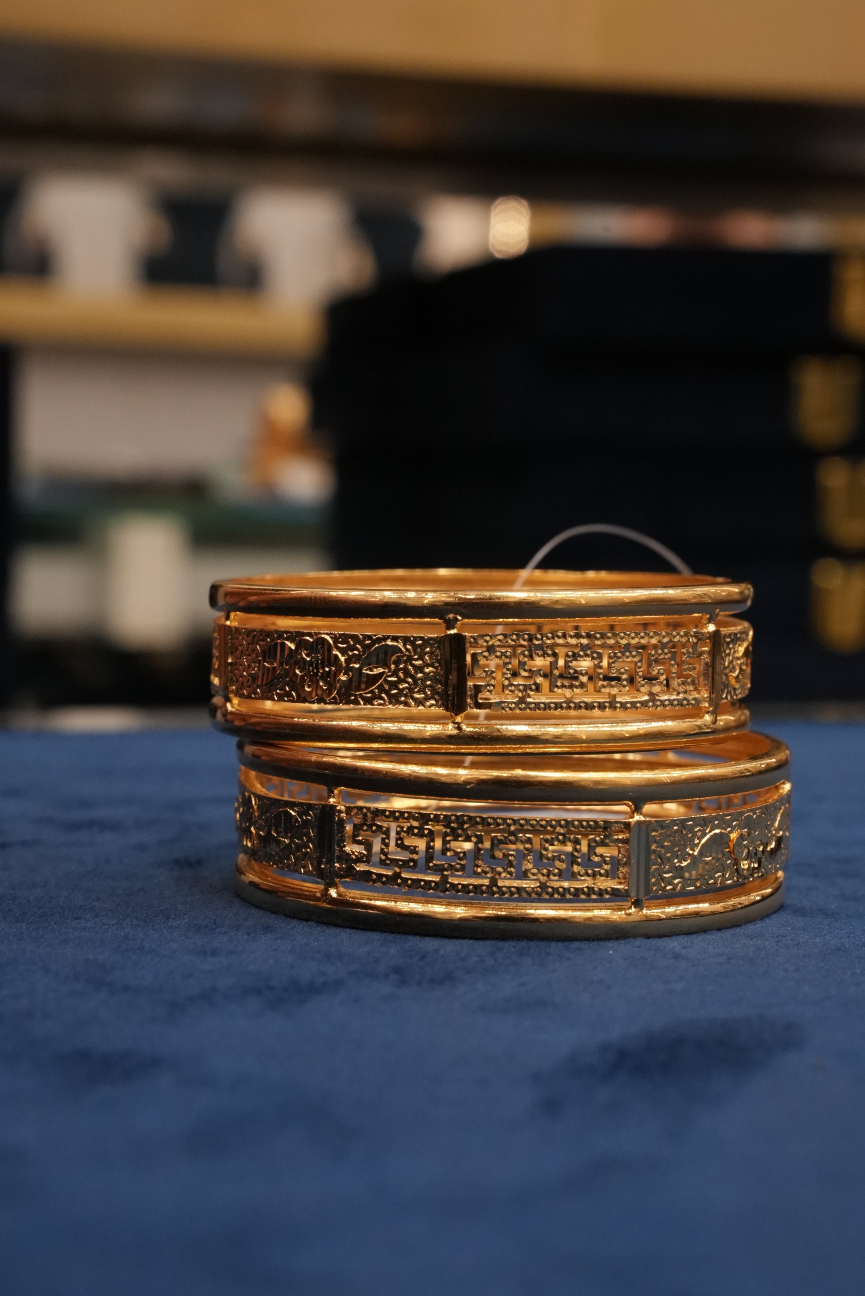 Anmol Karigar, Bangles & Kadas, Gold Patra demi-fine jewellery, Size 2.2, SKU BK_L_61 image 2