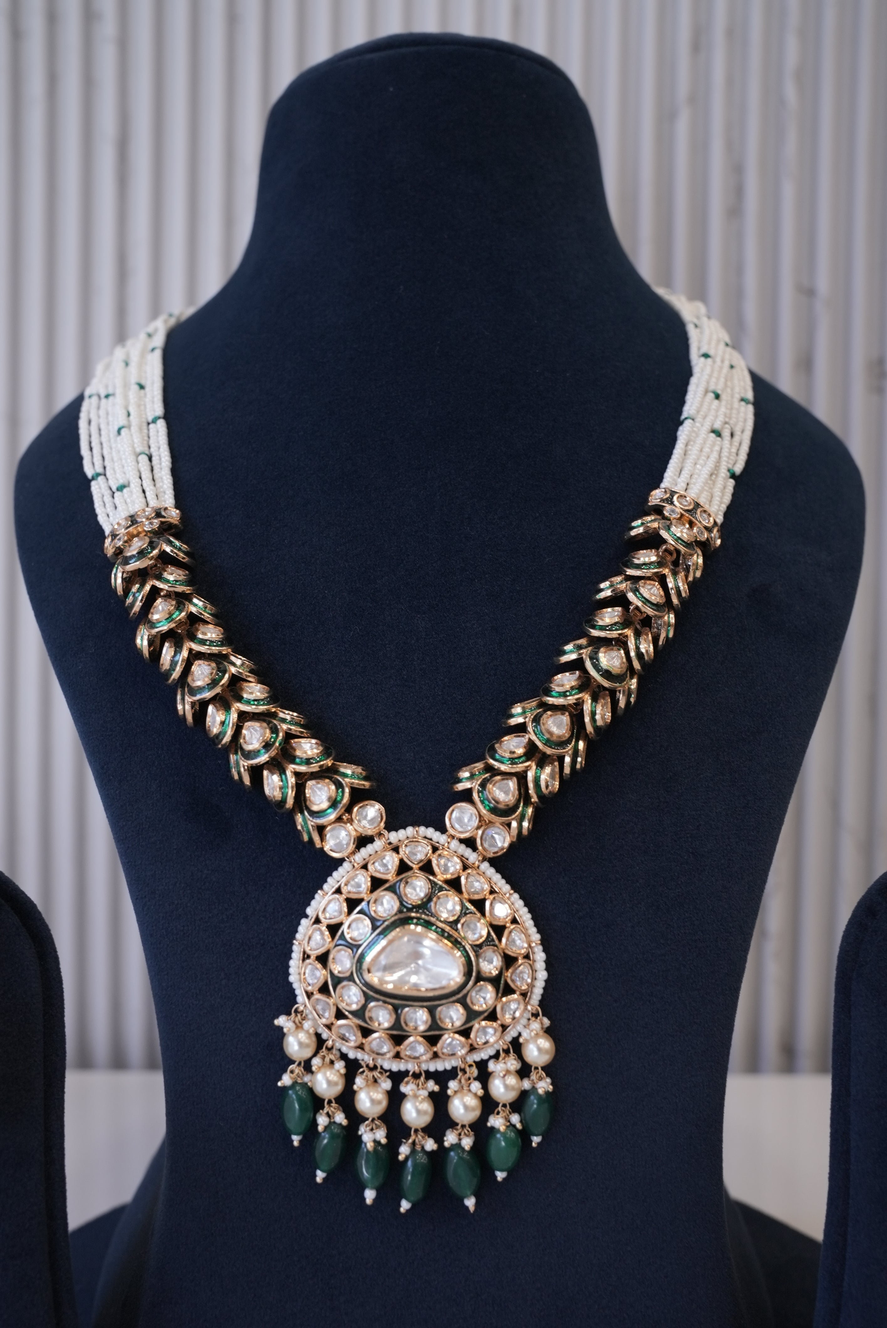 Rajkumari, Necklace, Gold Patra demi-fine jewellery, SKU N_KS_2 image 1