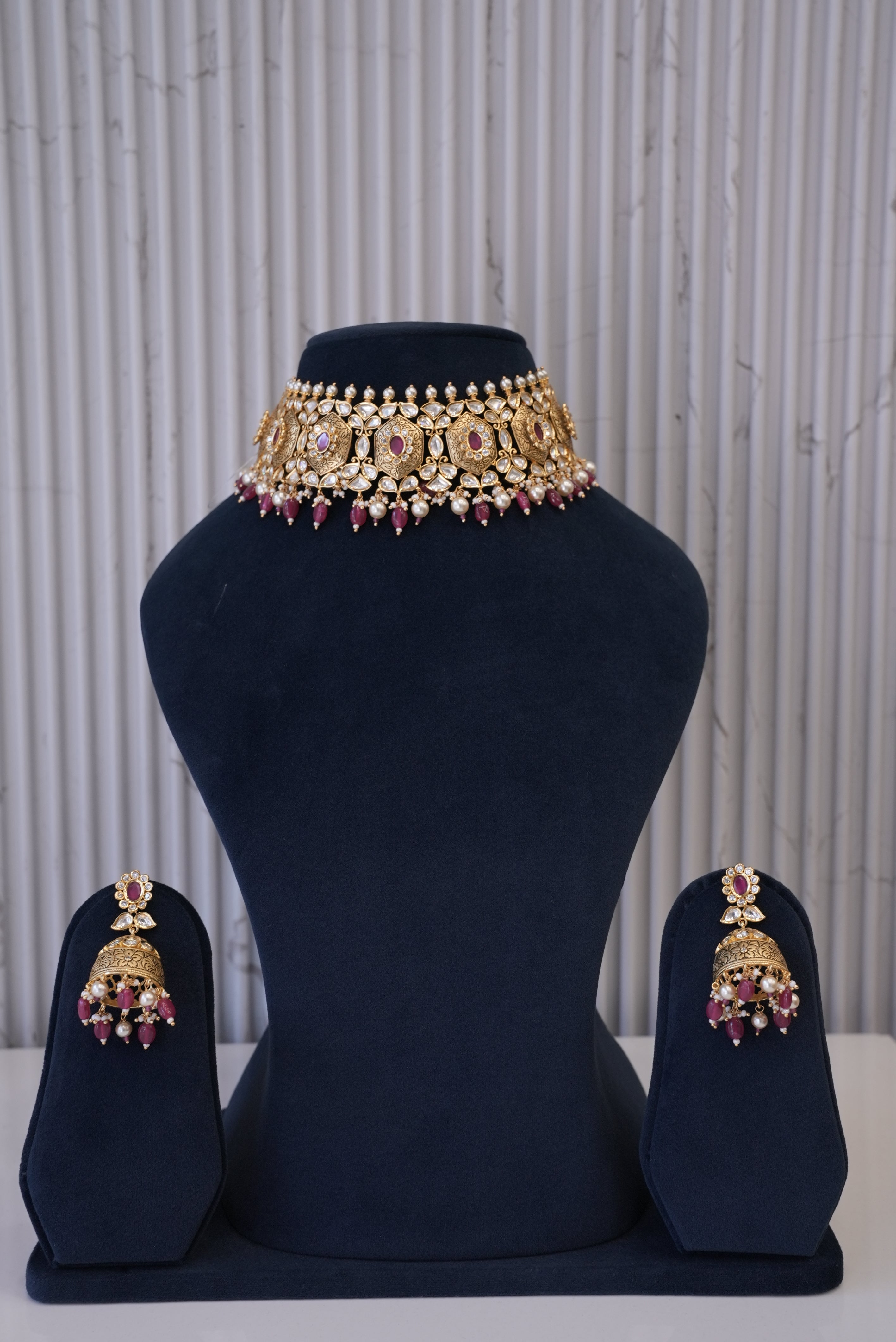 Pearl Symphony, Necklace, Gold Patra demi-fine jewellery, SKU N_CH_7 image 0