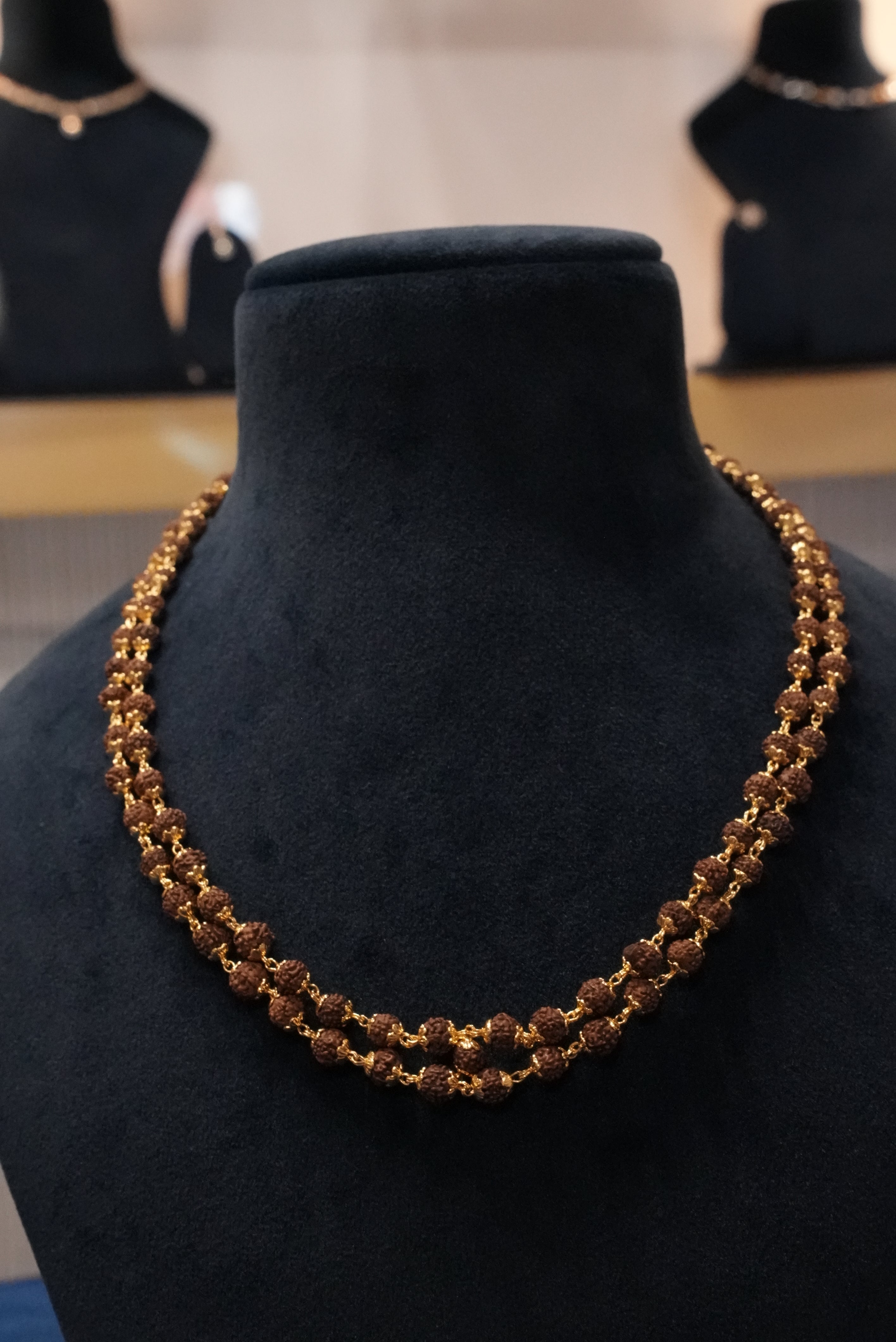 Signature Link, Chains, Gold Patra demi-fine jewellery, Size 30 inches, SKU CH_G_18 image 0