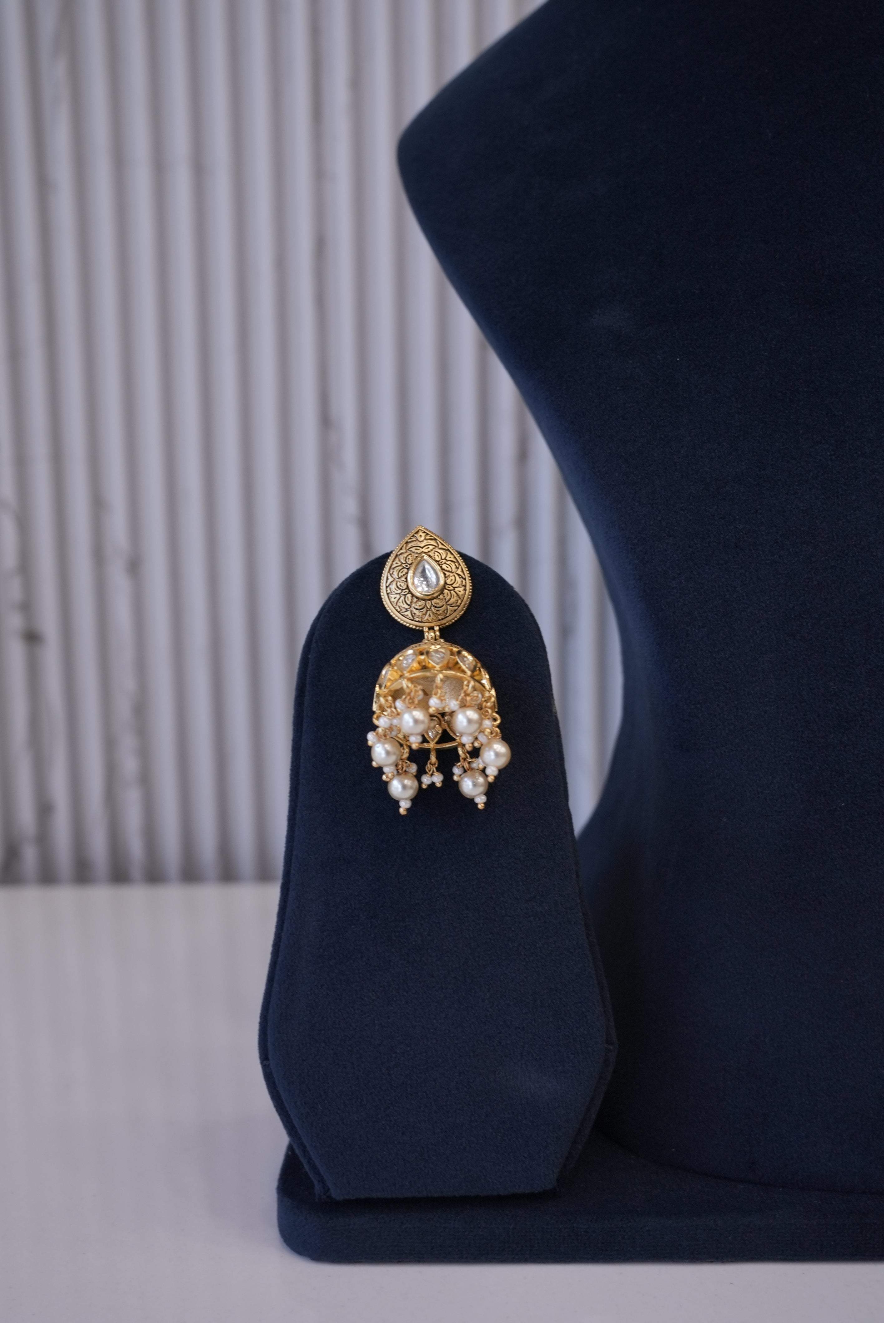 Rani Sa Set, Necklace, Gold Patra demi-fine jewellery, SKU N_BS_6 image 2