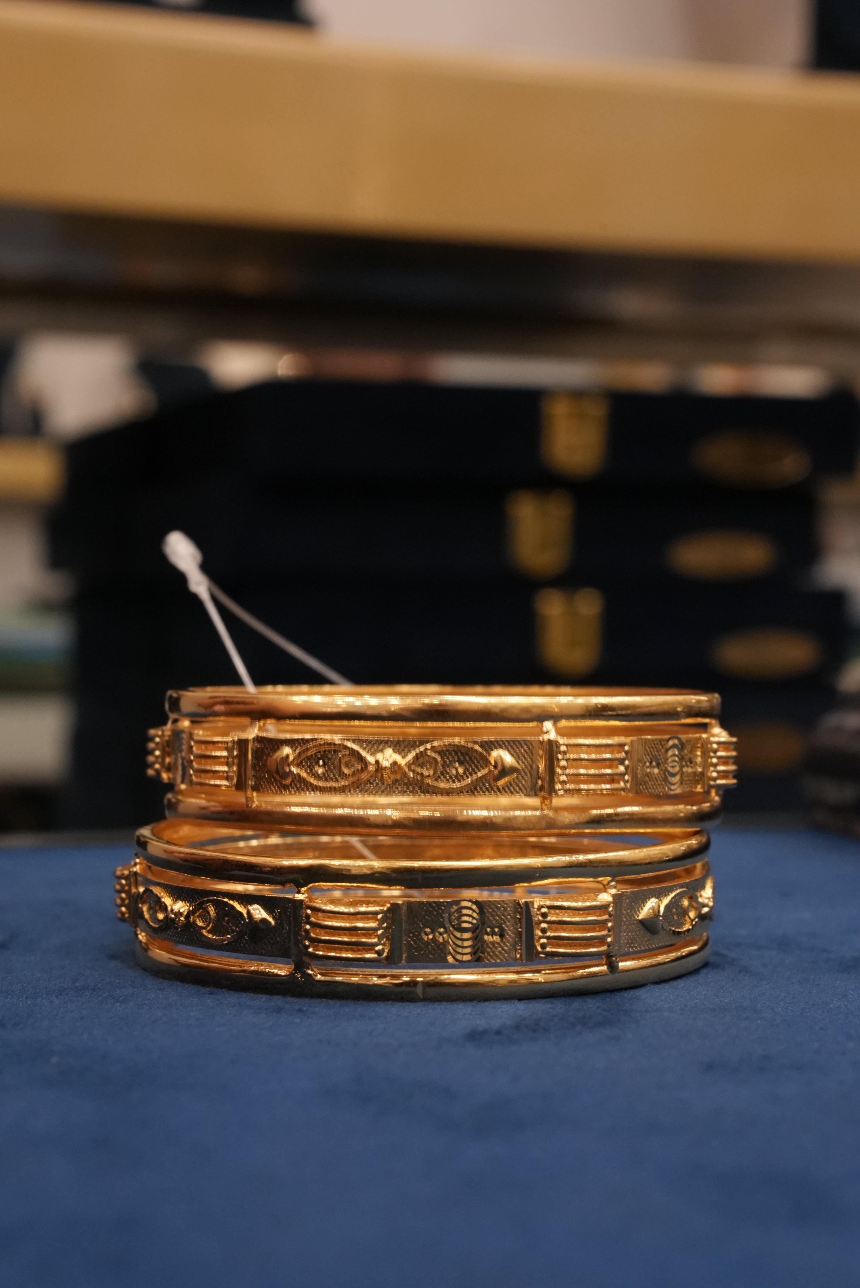 Neo Naari, Bangles & Kadas, Gold Patra demi-fine jewellery, Size 2.10, SKU BK_L_54 image 2