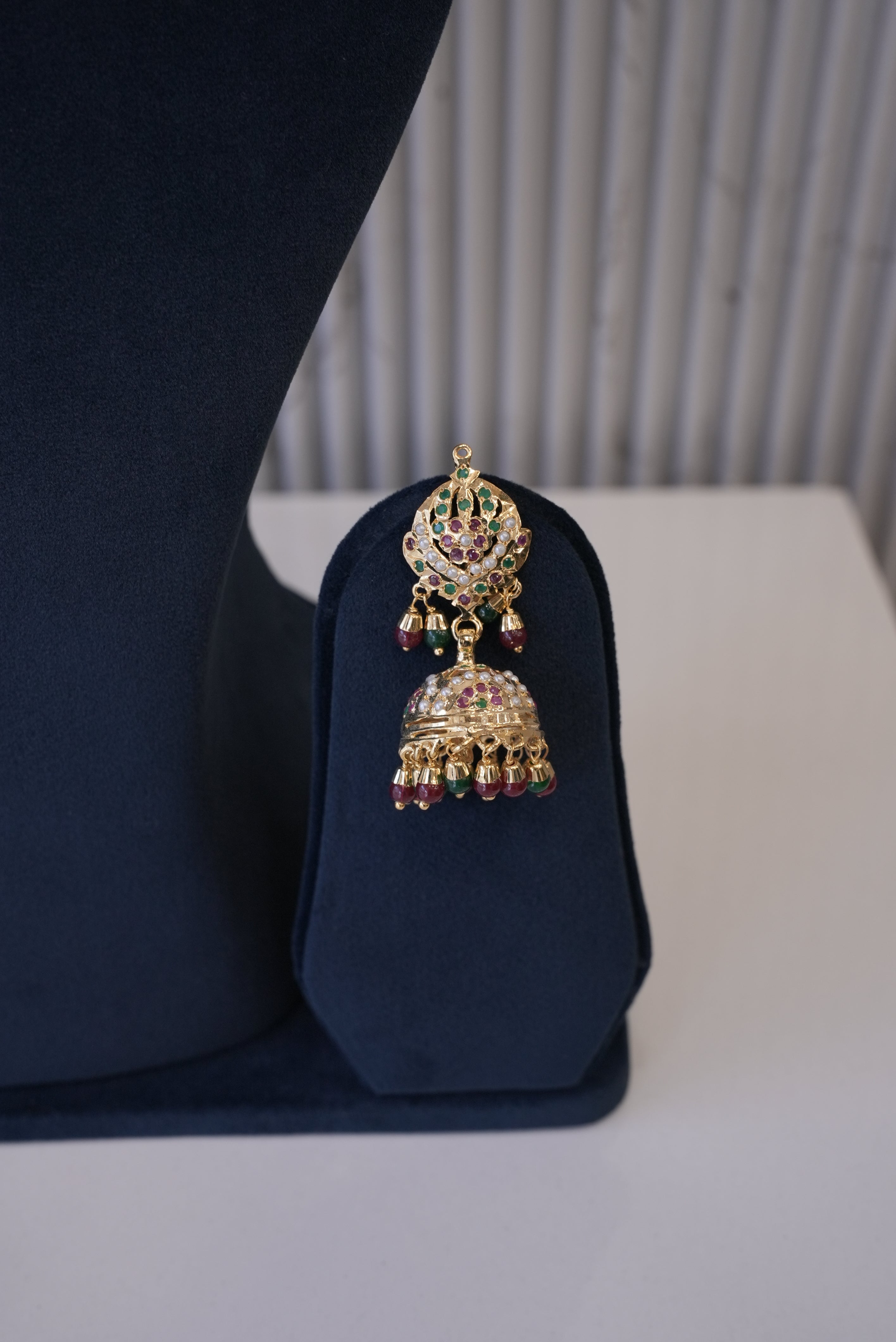 Nizam‰۪s Jewel, Necklace, Gold Patra demi-fine jewellery, SKU N_JS_7 image 3
