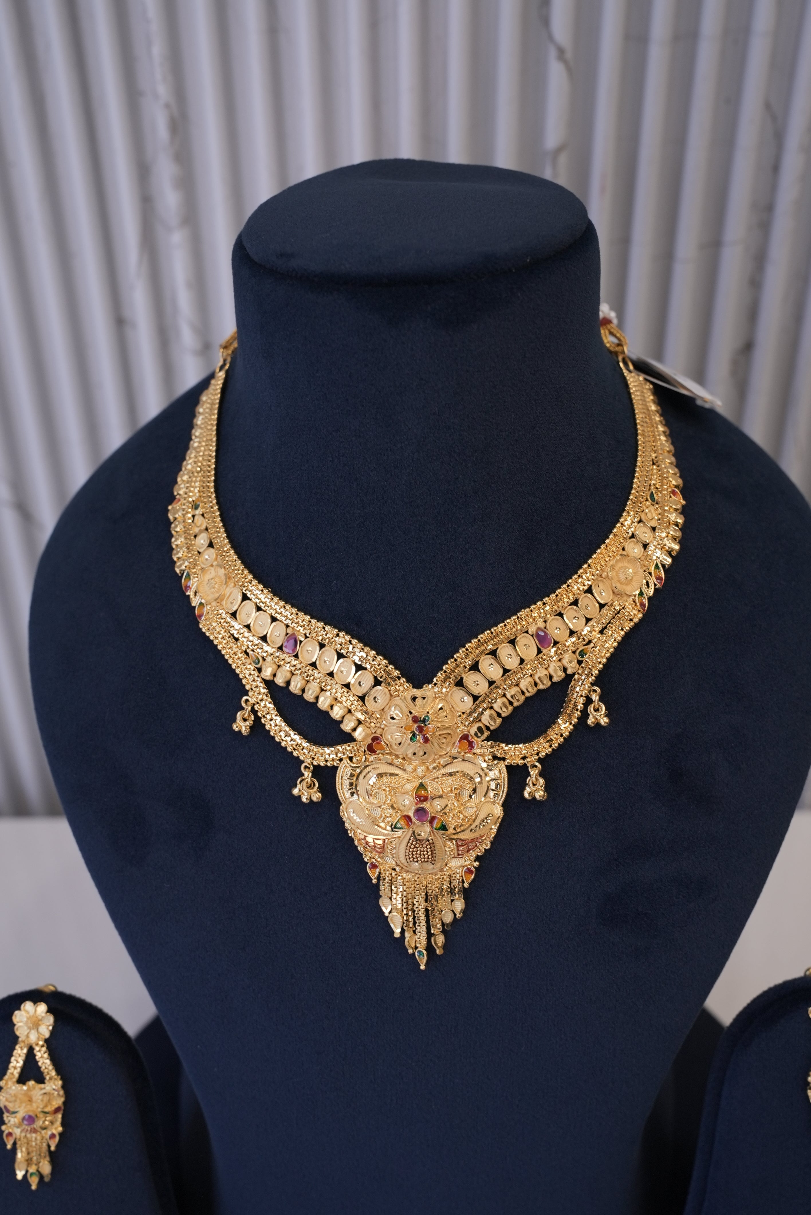 Pure Majesty, Necklace, Gold Patra demi-fine jewellery, SKU N_GS_6 image 1