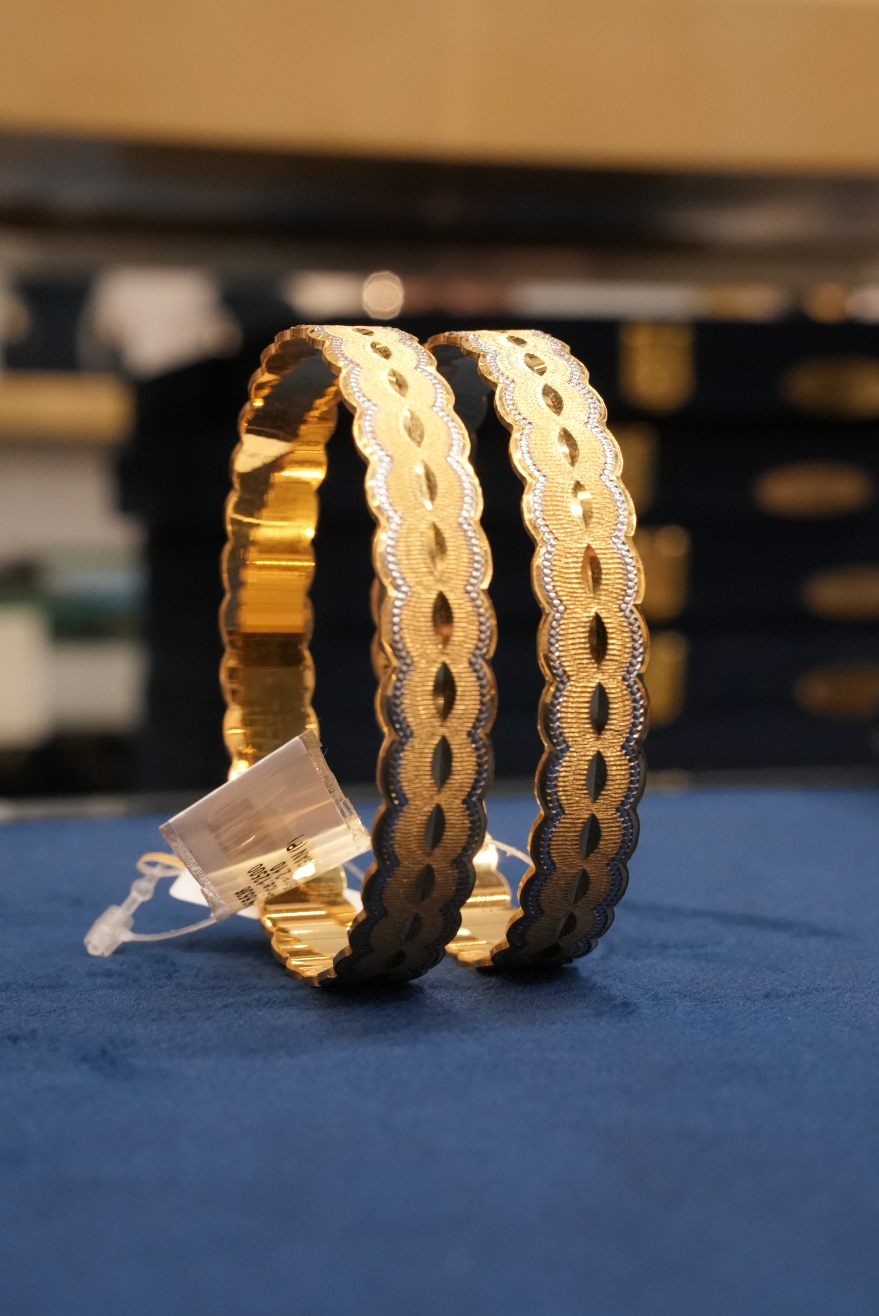 Divine Spark, Bangles & Kadas, Gold Patra demi-fine jewellery, Size 2.10, SKU BK_L_71 image 1