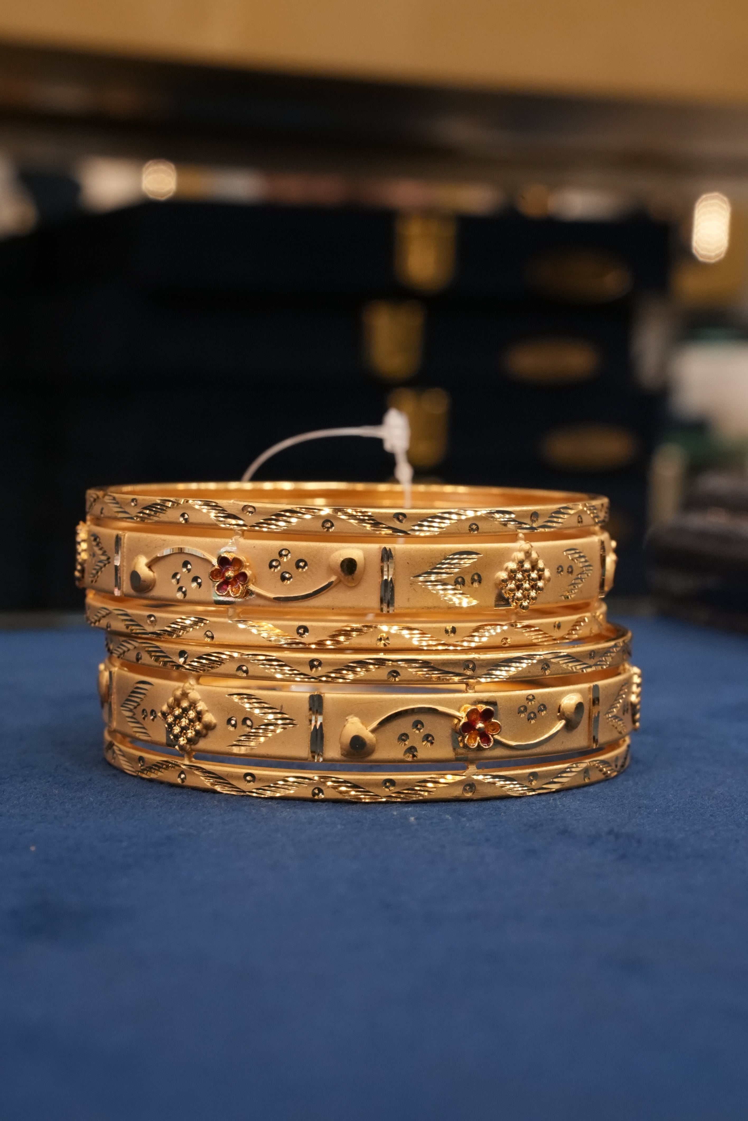 Urban Rani, Bangles & Kadas, Gold Patra demi-fine jewellery, Size 2.10, SKU BK_L_52 image 2