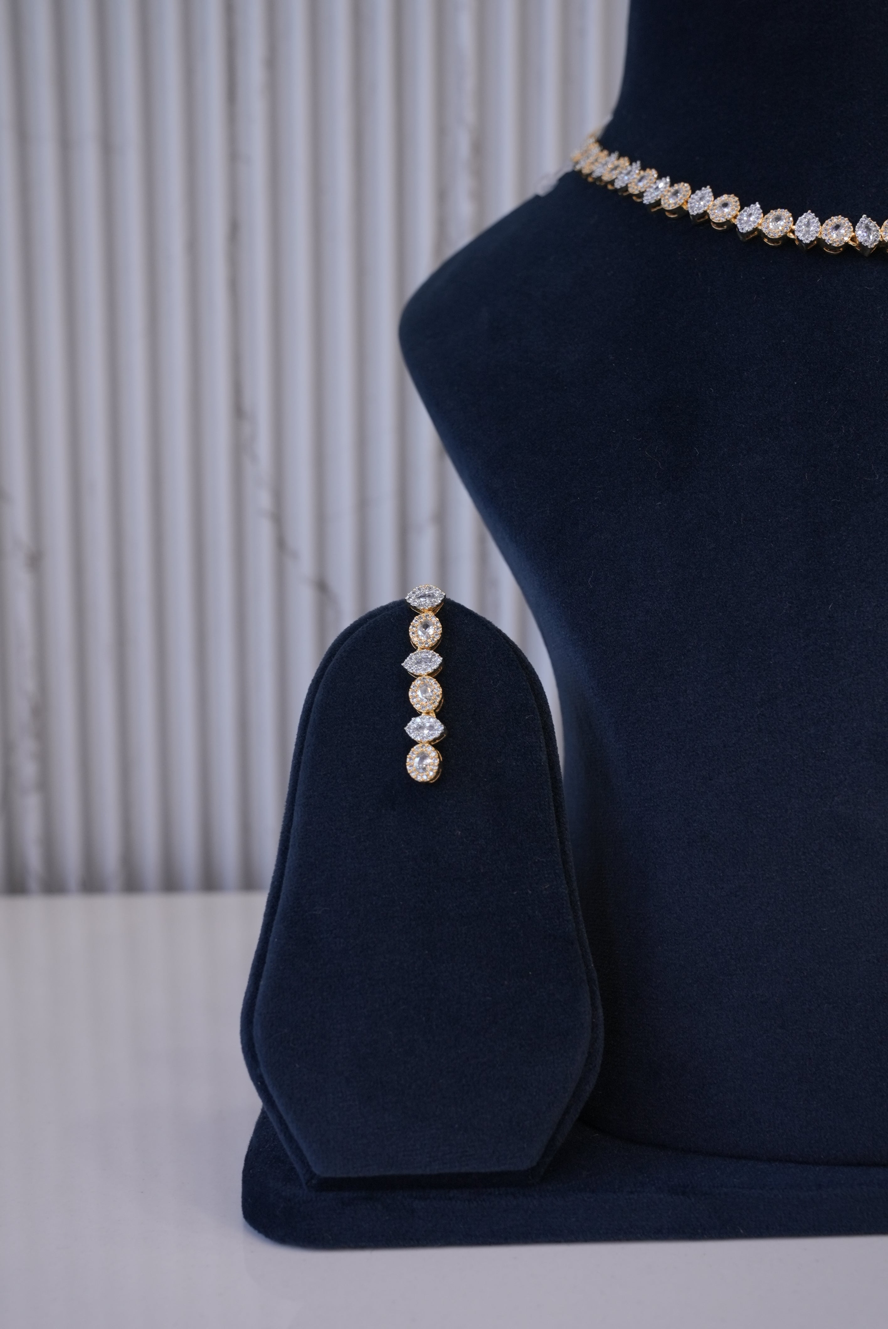 Radiant Charm, Necklace, Gold Patra demi-fine jewellery, SKU N_D_3 image 2