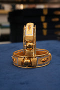 Riwaayat, Bangles & Kadas, Gold Patra demi-fine jewellery, Size 2.4, SKU BK_L_14 image 0