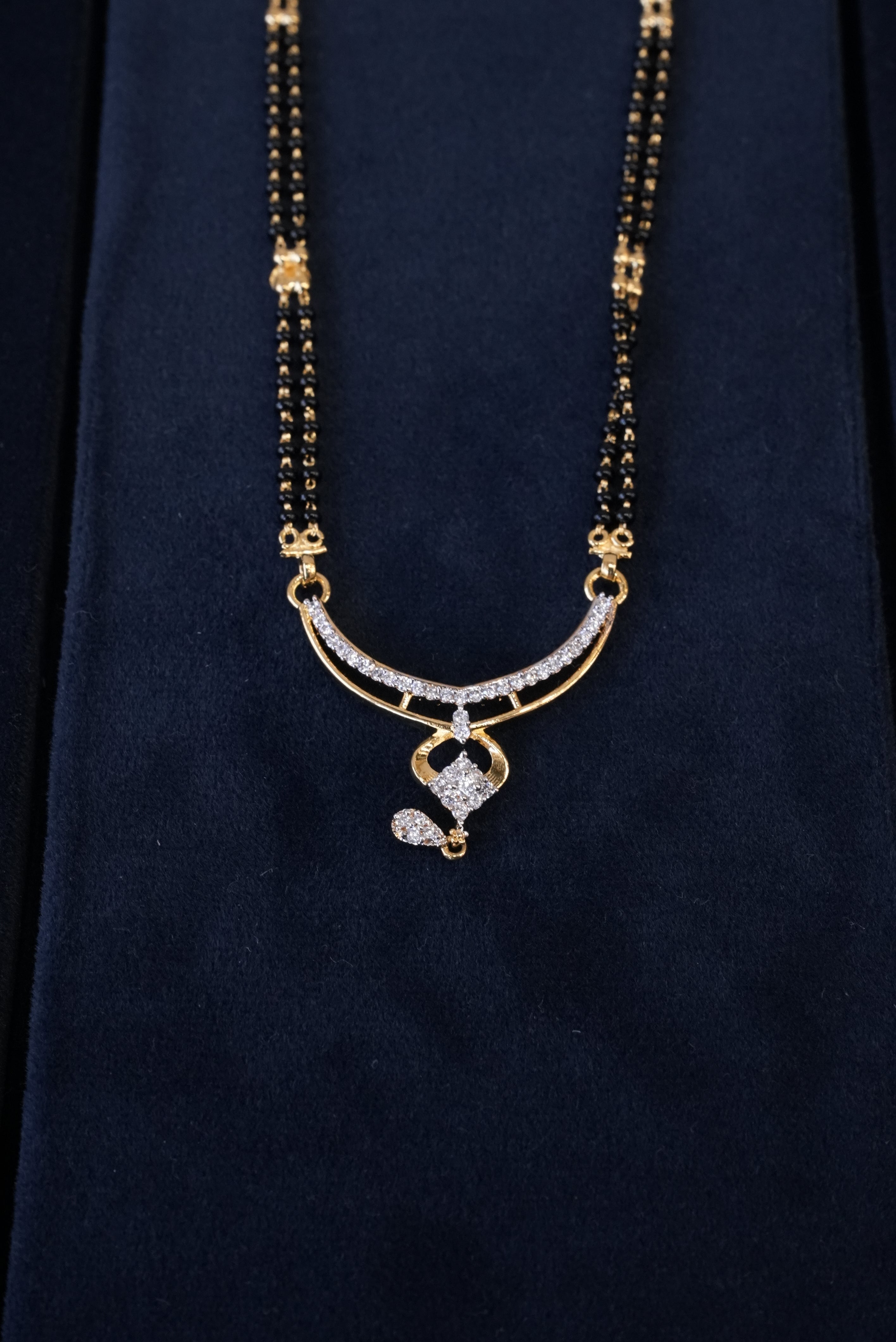 Diyara, Mangalsutra, Gold Patra demi-fine jewellery, SKU M_SD_3 image 0