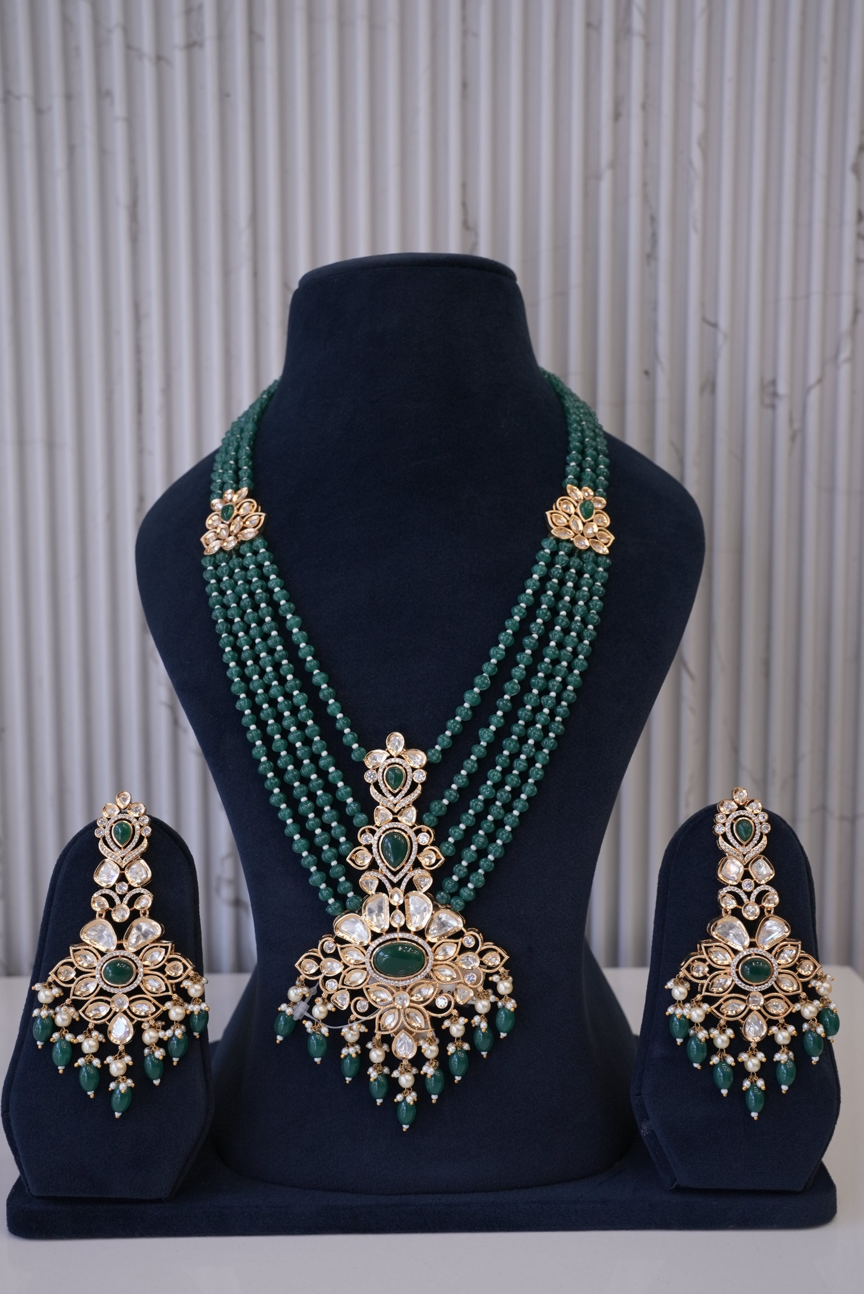 Saat Phera, Necklace, Gold Patra demi-fine jewellery, SKU N_BS_4 image 0
