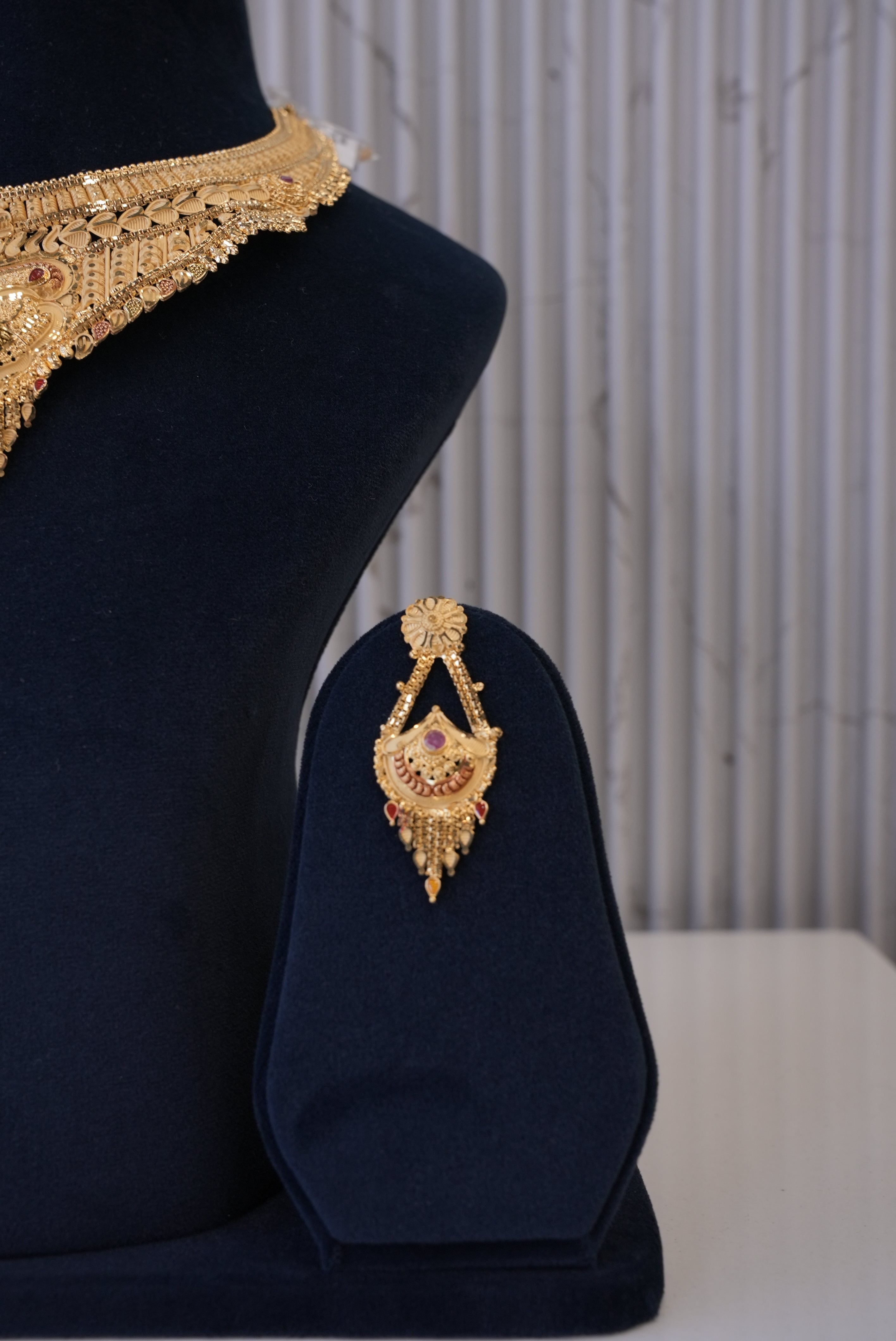 Auric Grace, Necklace, Gold Patra demi-fine jewellery, SKU N_GS_7 image 3