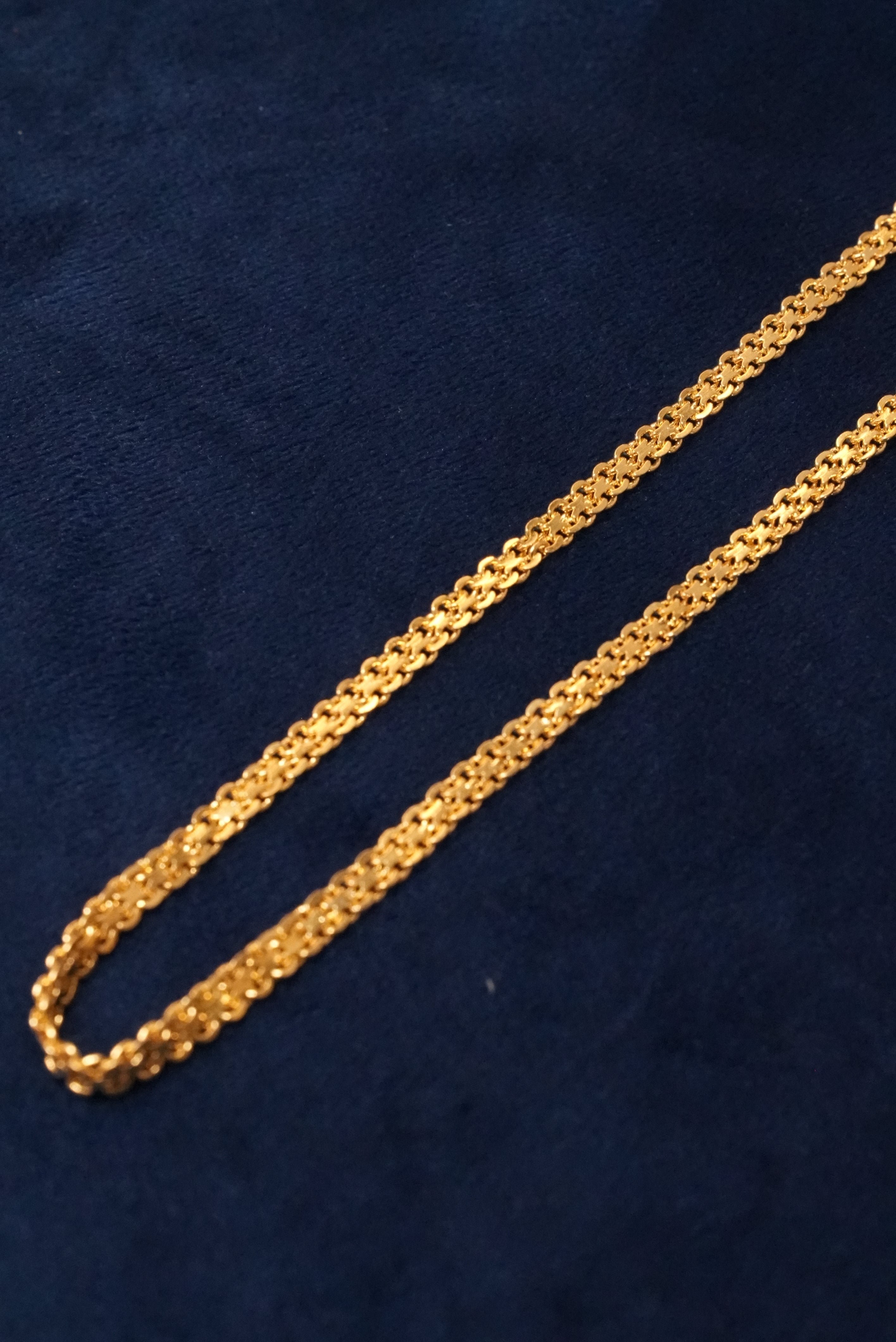 Glam Fusion, Chains, Gold Patra demi-fine jewellery, Size 20 inches, SKU CH_L_15 image 2