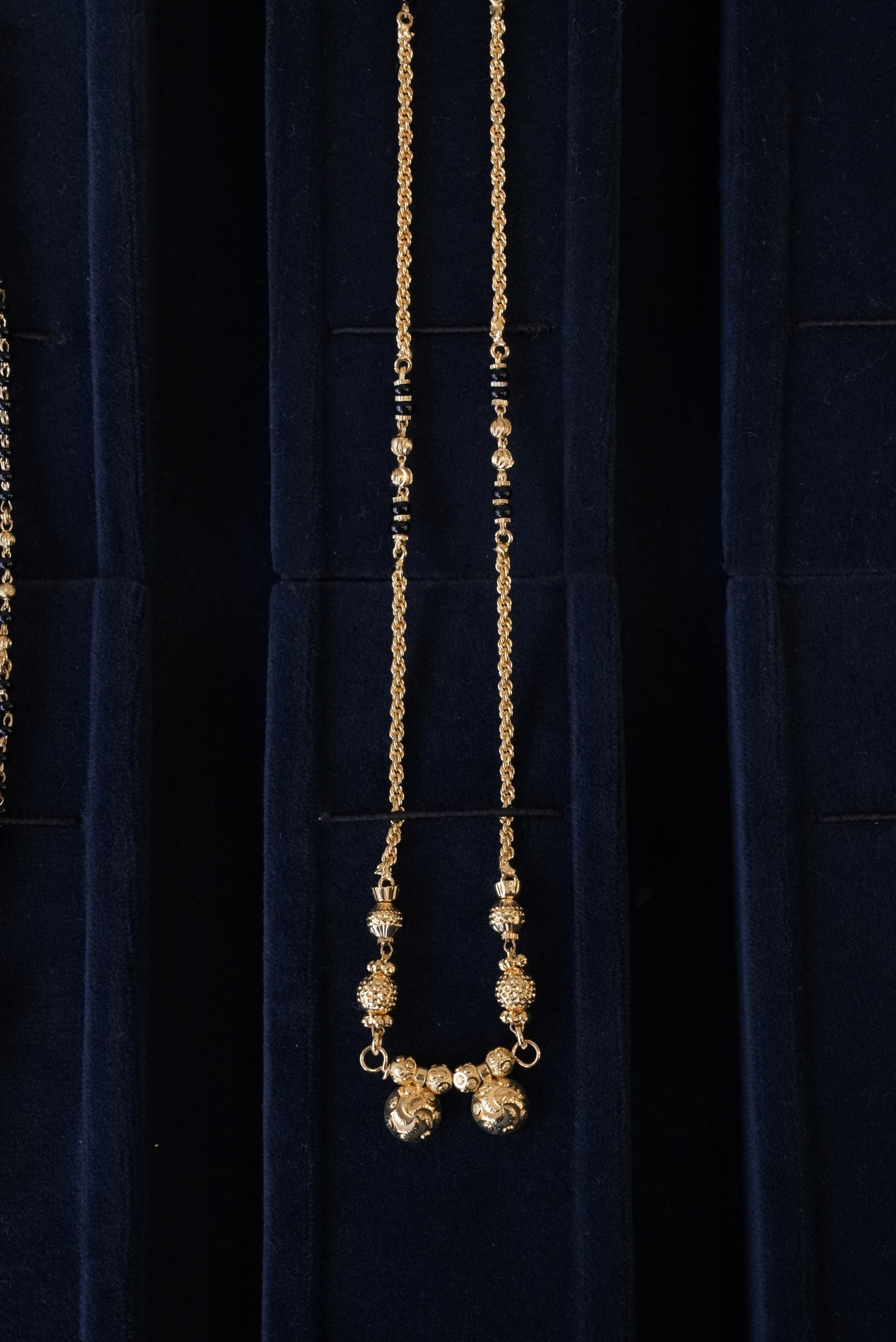 Charulata, Mangalsutra, Gold Patra demi-fine jewellery, SKU M_S_4 image 0