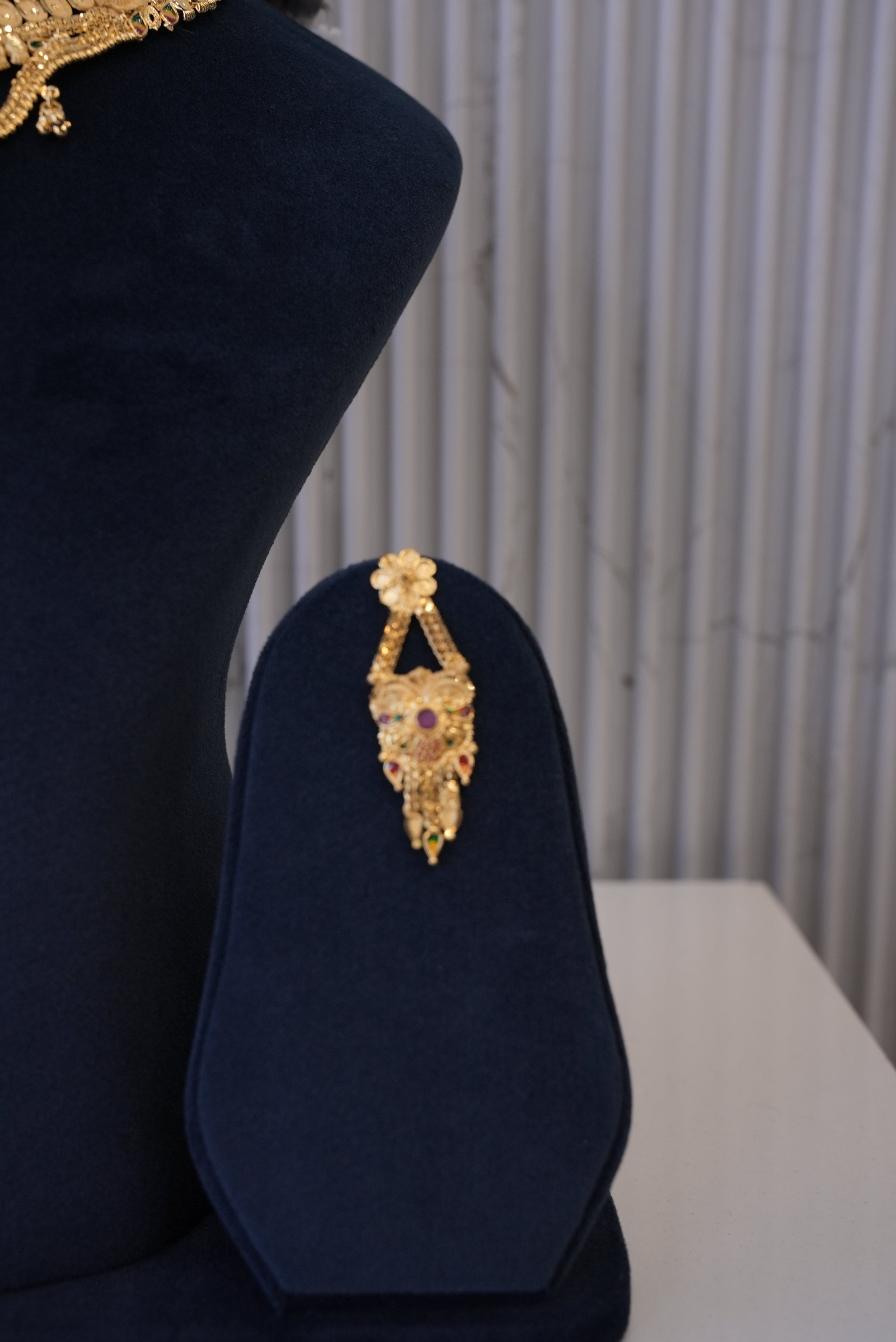 Pure Majesty, Necklace, Gold Patra demi-fine jewellery, SKU N_GS_6 image 3
