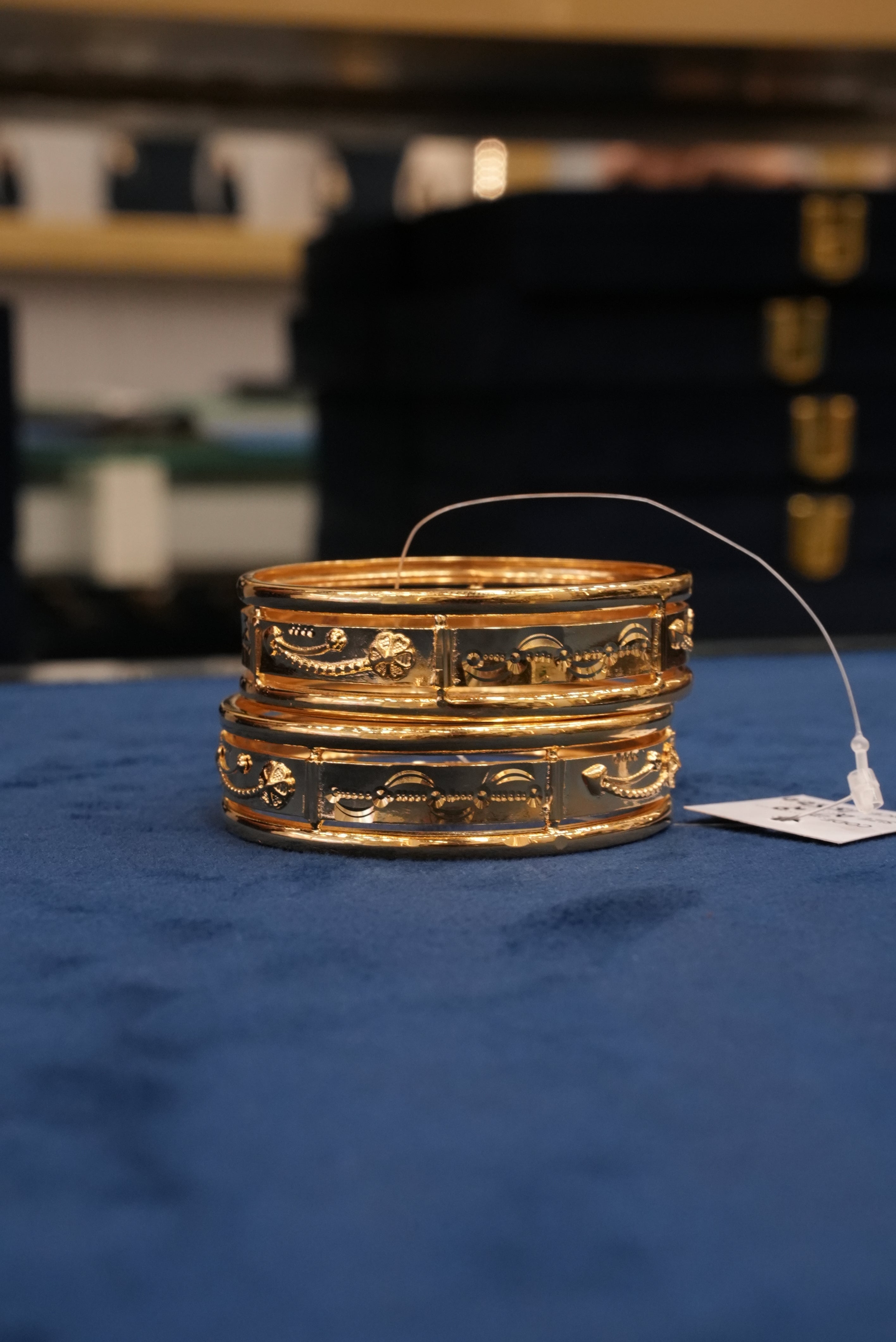 Anmol Luxe, Bangles & Kadas, Gold Patra demi-fine jewellery, Size 2.2, SKU BK_L_60 image 2