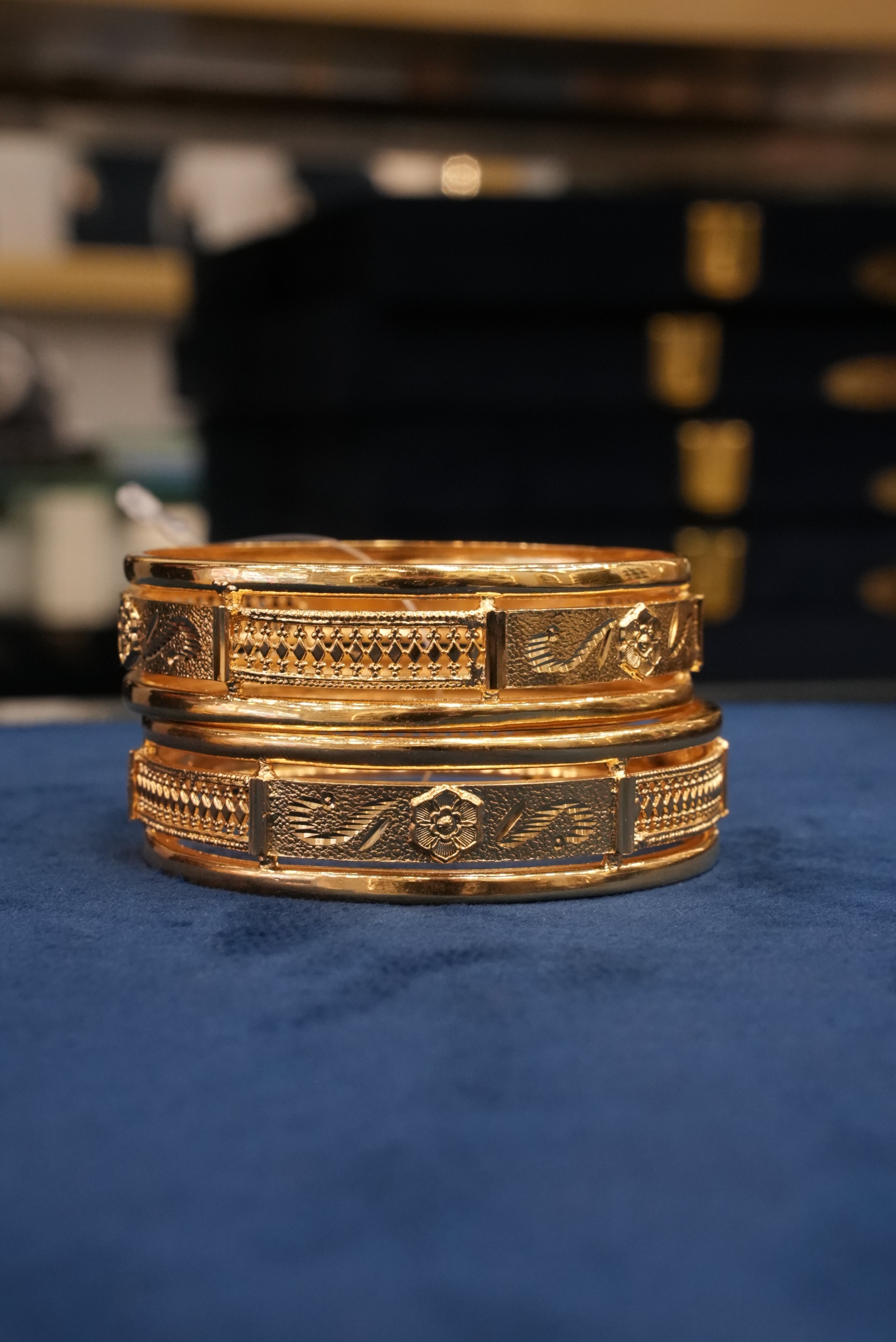Vaidehi, Bangles & Kadas, Gold Patra demi-fine jewellery, Size 2.8, SKU BK_L_48 image 2