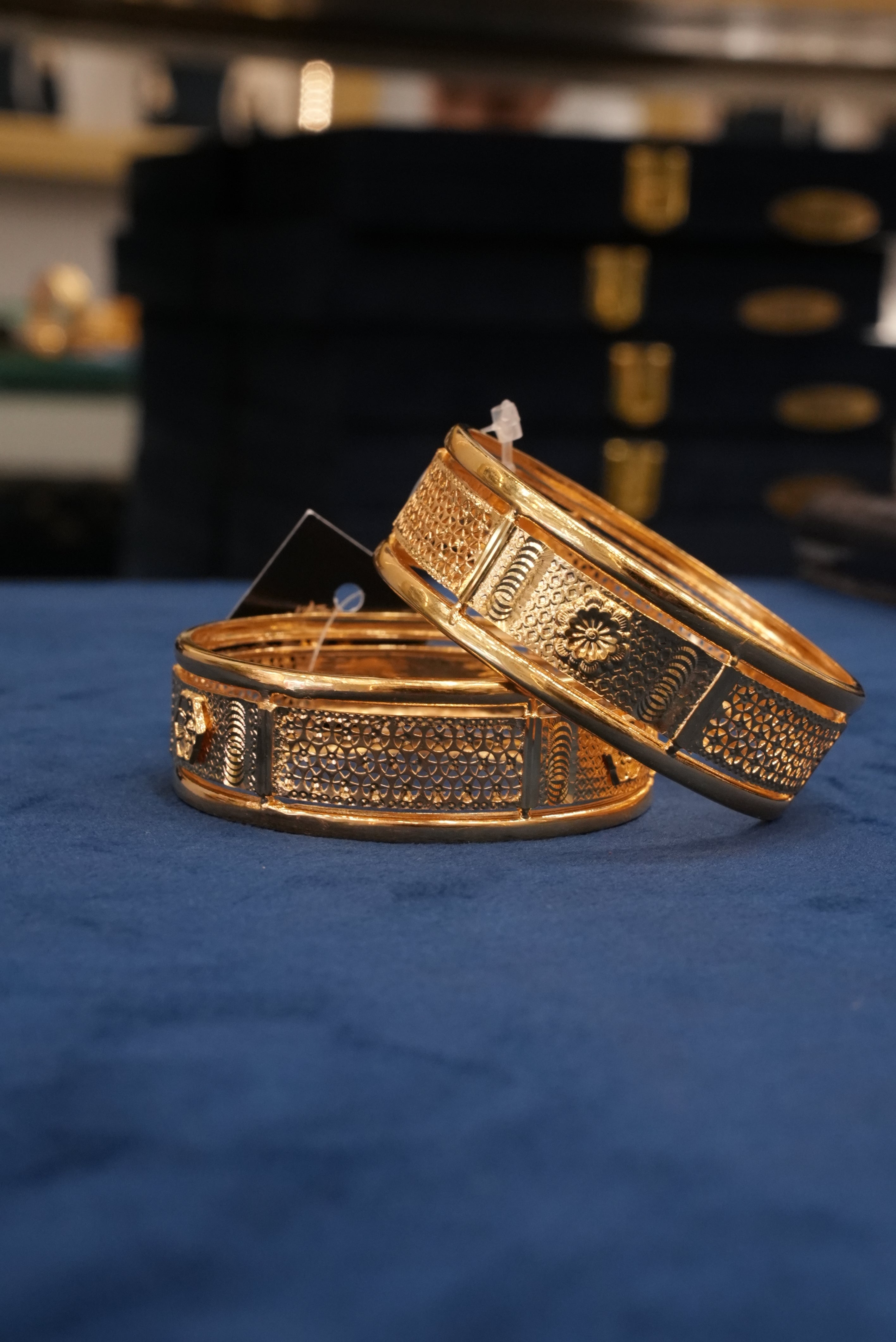 Parampara, Bangles & Kadas, Gold Patra demi-fine jewellery, Size 2.8, SKU BK_L_33 image 2
