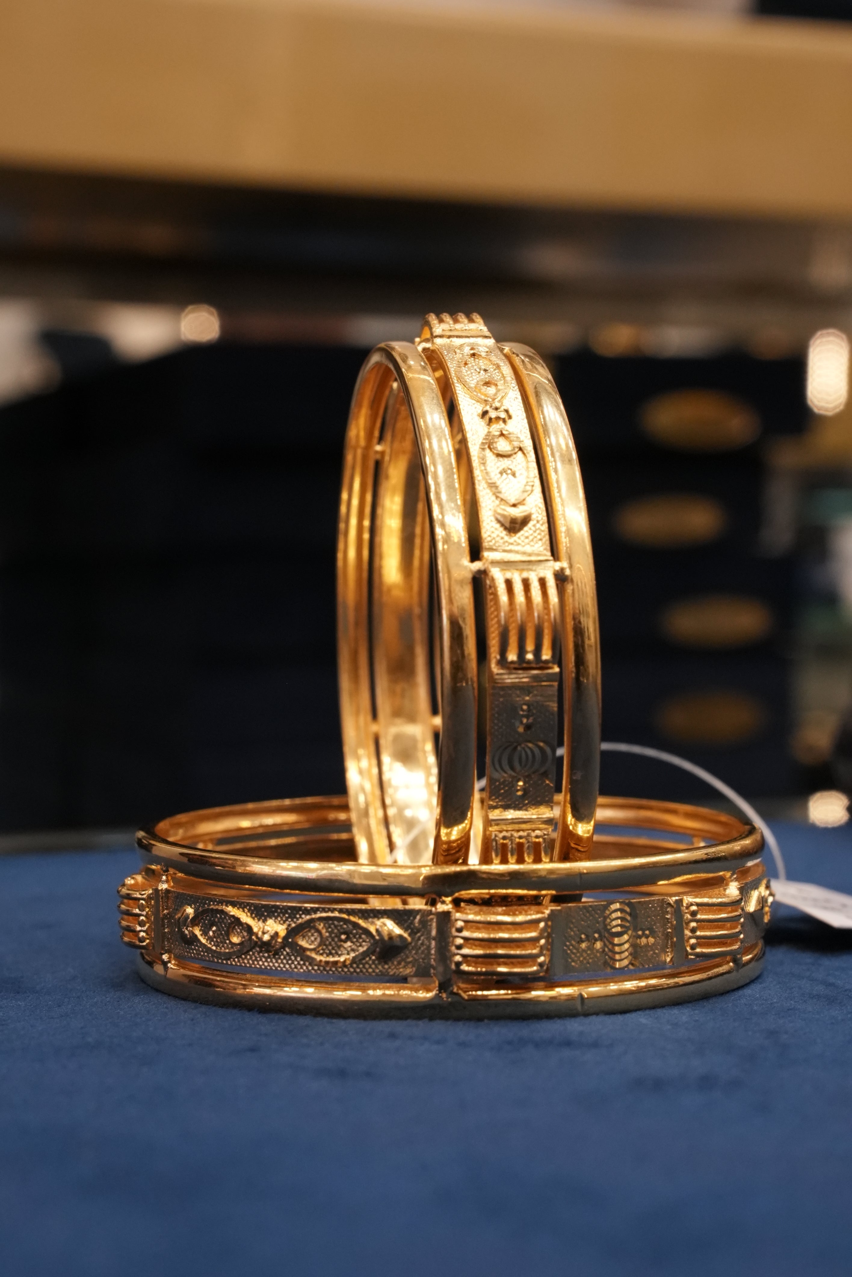 Neo Naari, Bangles & Kadas, Gold Patra demi-fine jewellery, Size 2.10, SKU BK_L_54 image 0