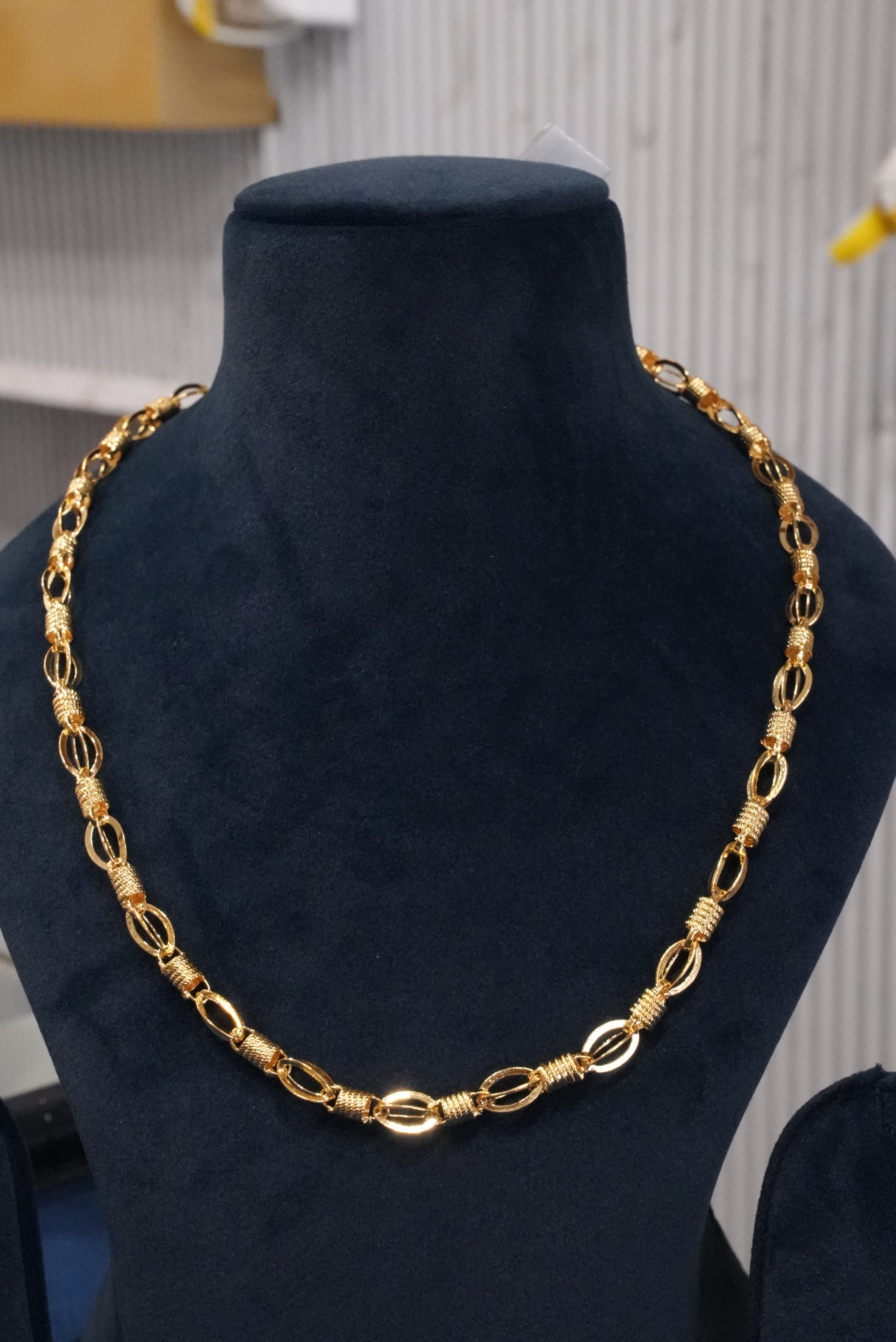 Divine Aura, Chains, Gold Patra demi-fine jewellery, Size 18 inches, SKU CH_G_6 image 0