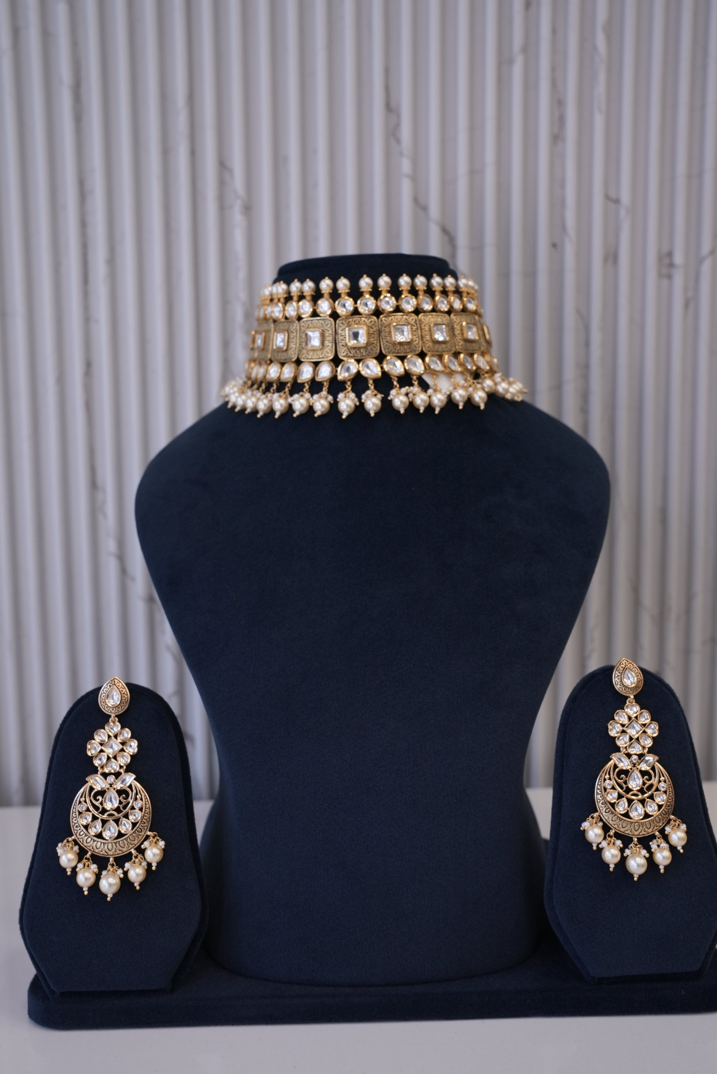 Golden Whisper, Necklace, Gold Patra demi-fine jewellery, SKU N_CH_6 image 0